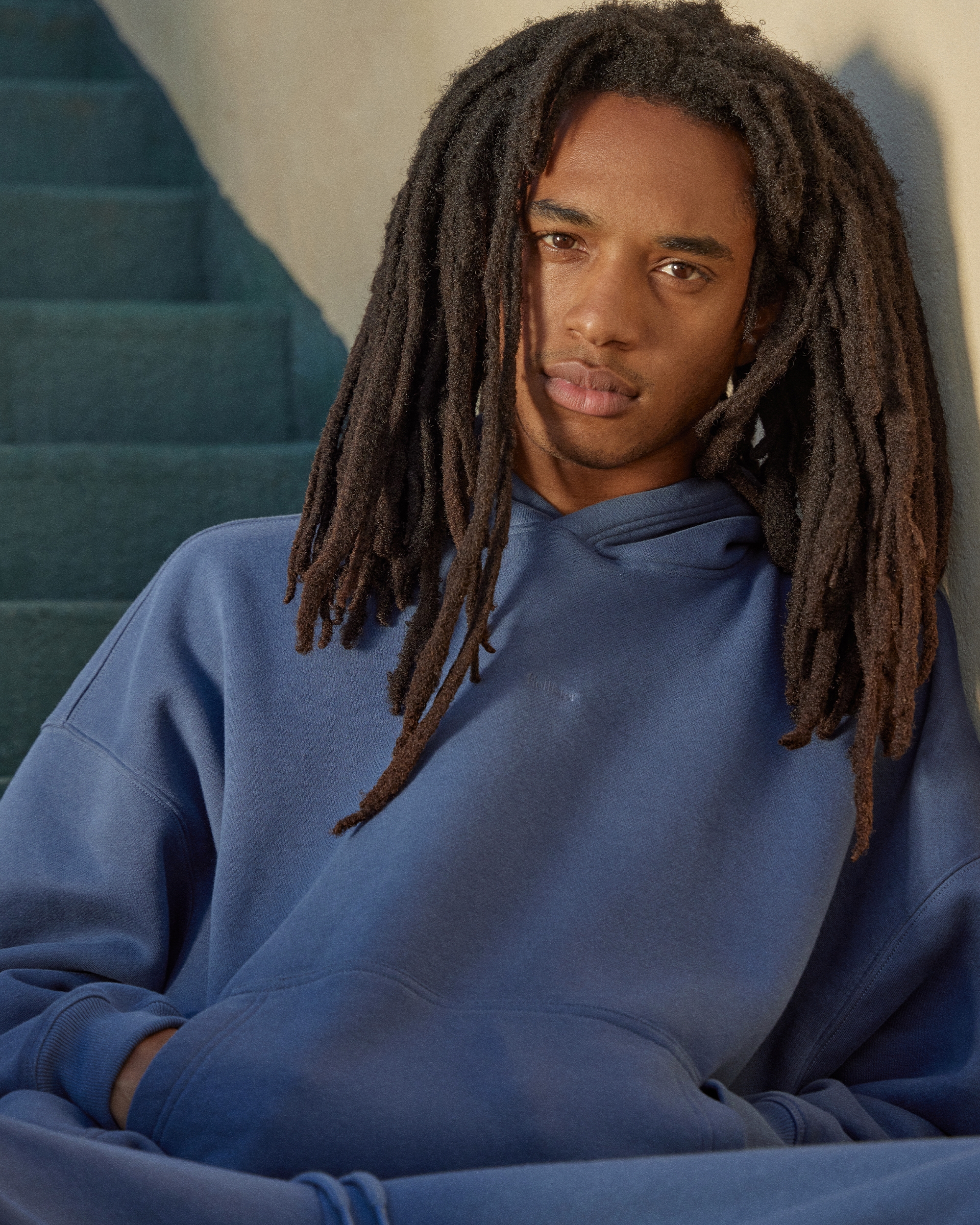 Hollister Feel Good Super Boxy Logo Hoodie