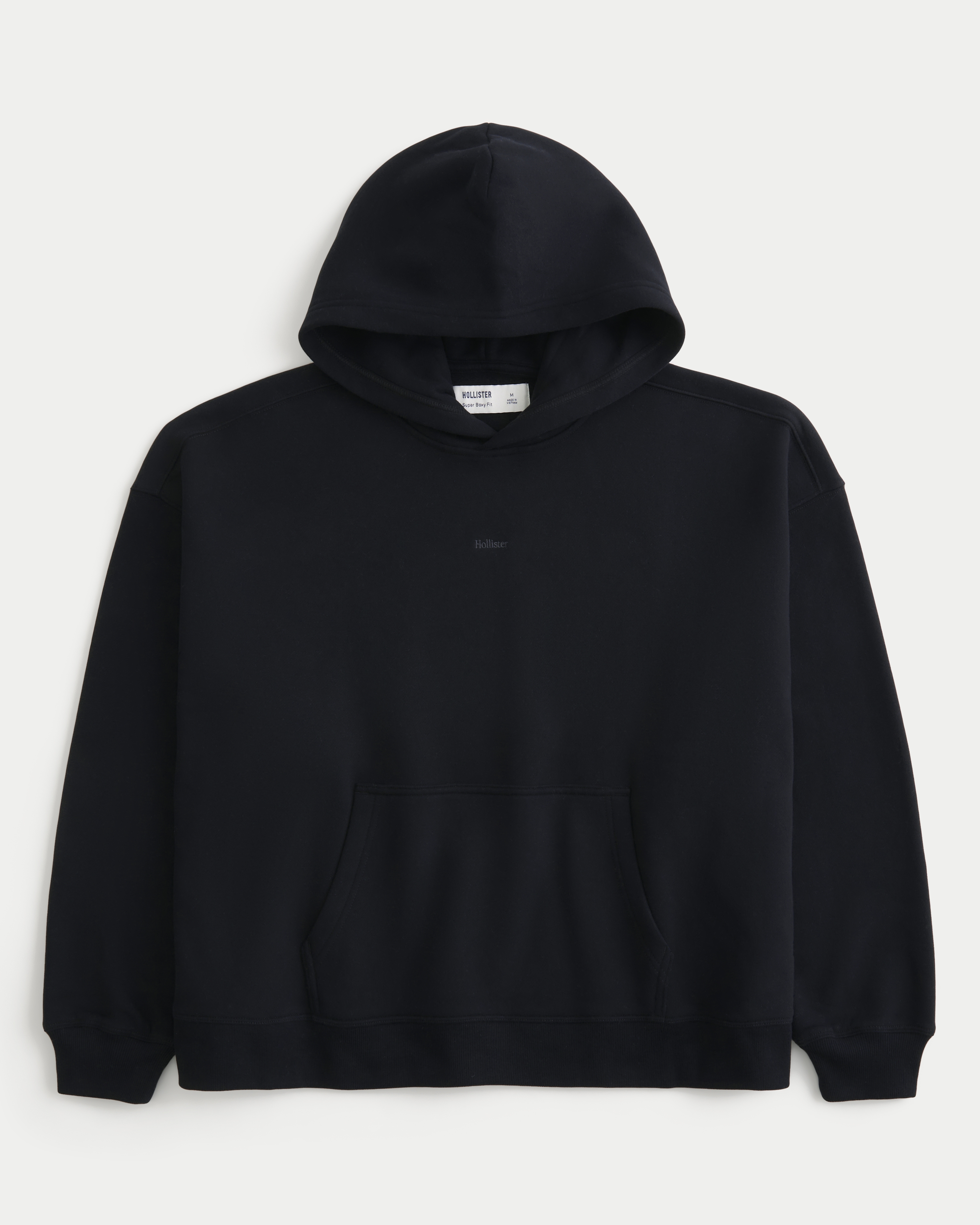 Hollister Feel Good Super Boxy Logo Hoodie