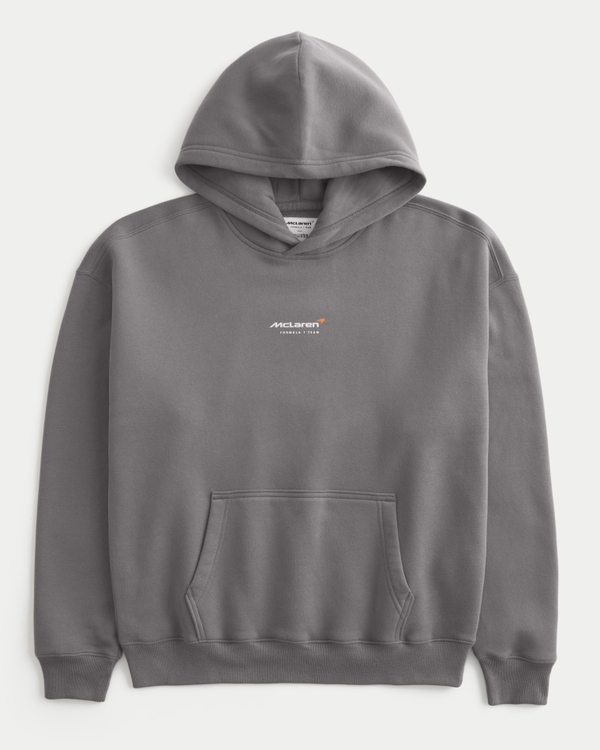 Boxy McLaren Graphic Hoodie, Dark Gray view 2