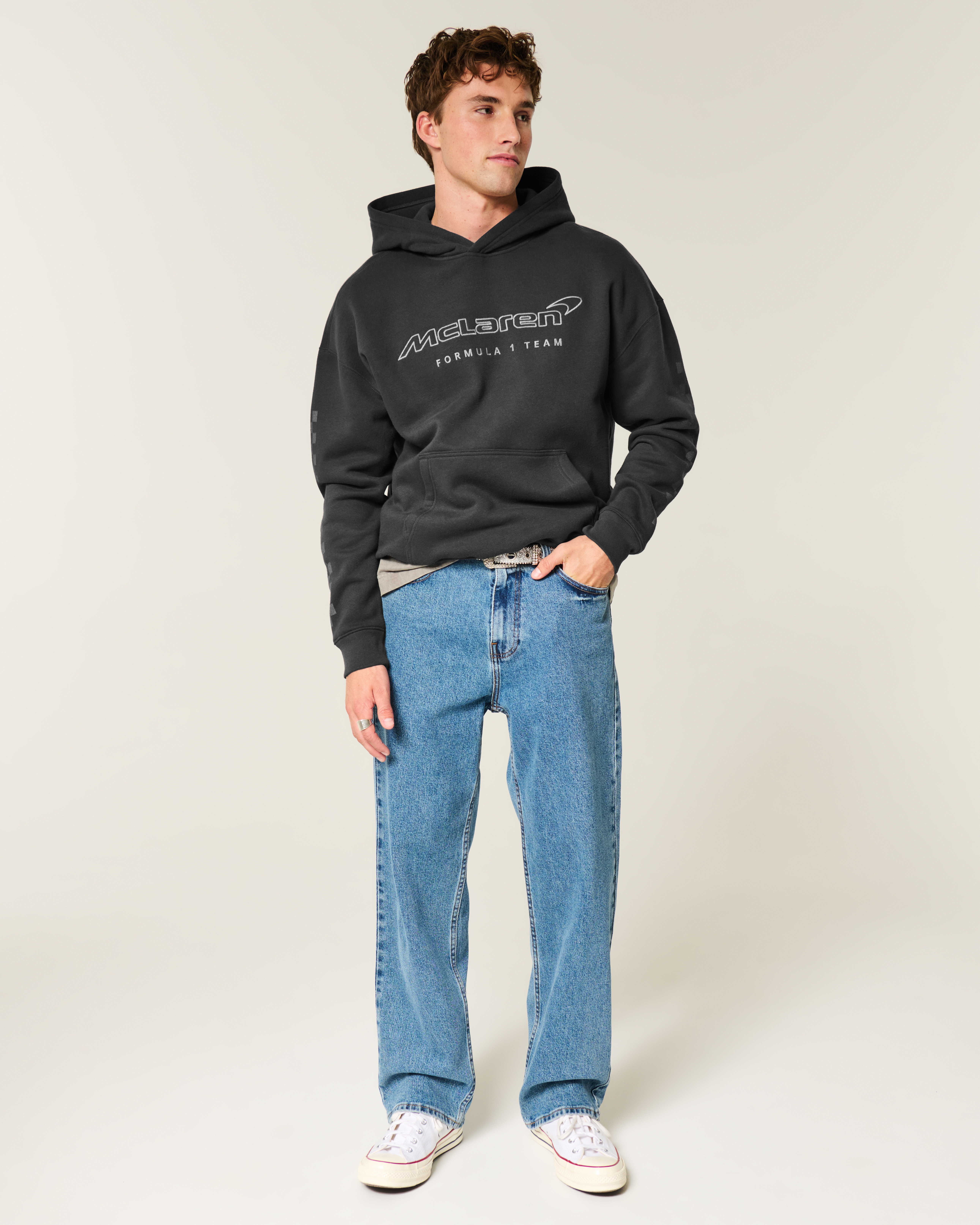 Boxy McLaren Graphic Hoodie