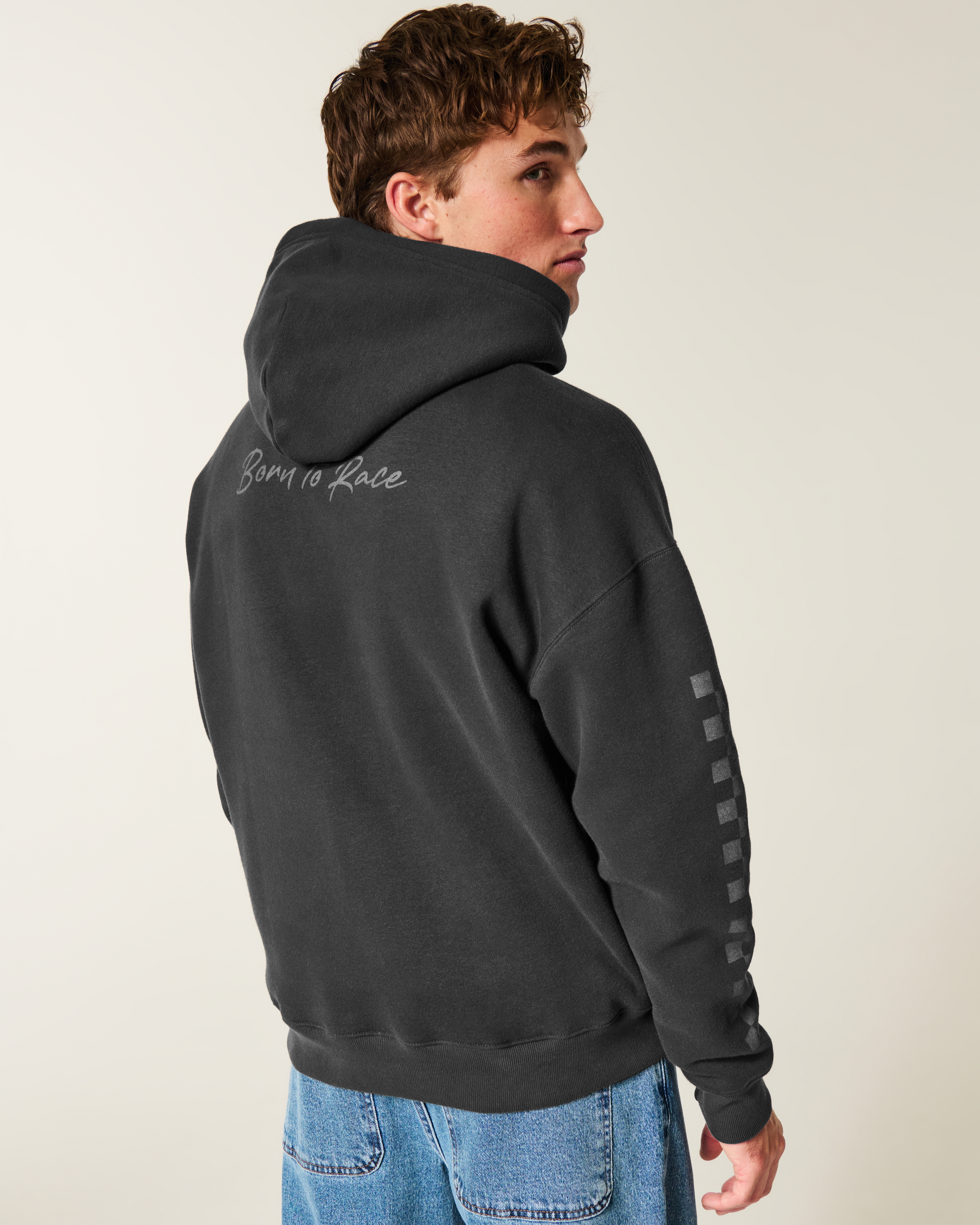 Boxy McLaren Graphic Hoodie