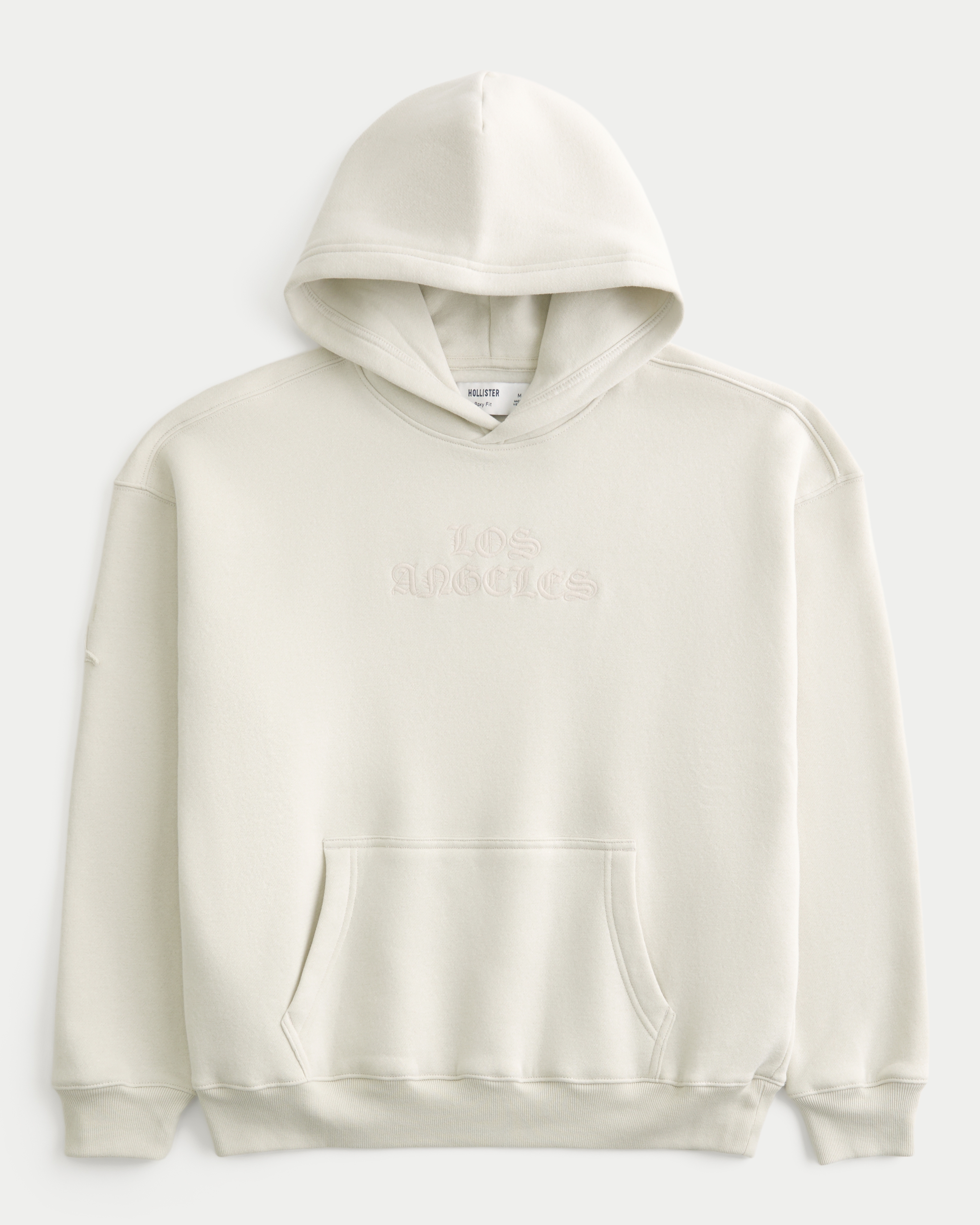 Hollister Feel Good Boxy Los Angeles California Graphic Hoodie