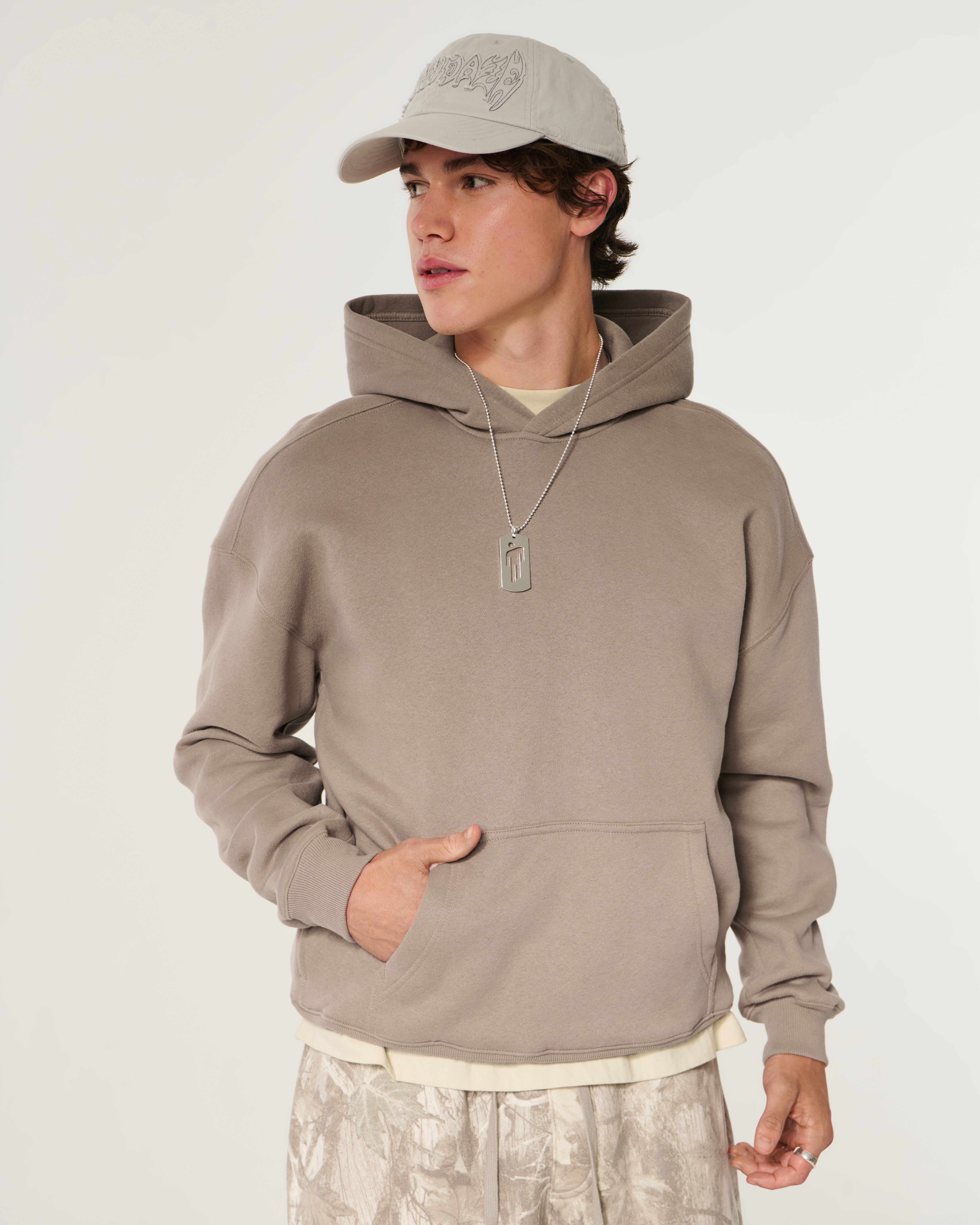 Hollister Feel Good Boxy Hoodie