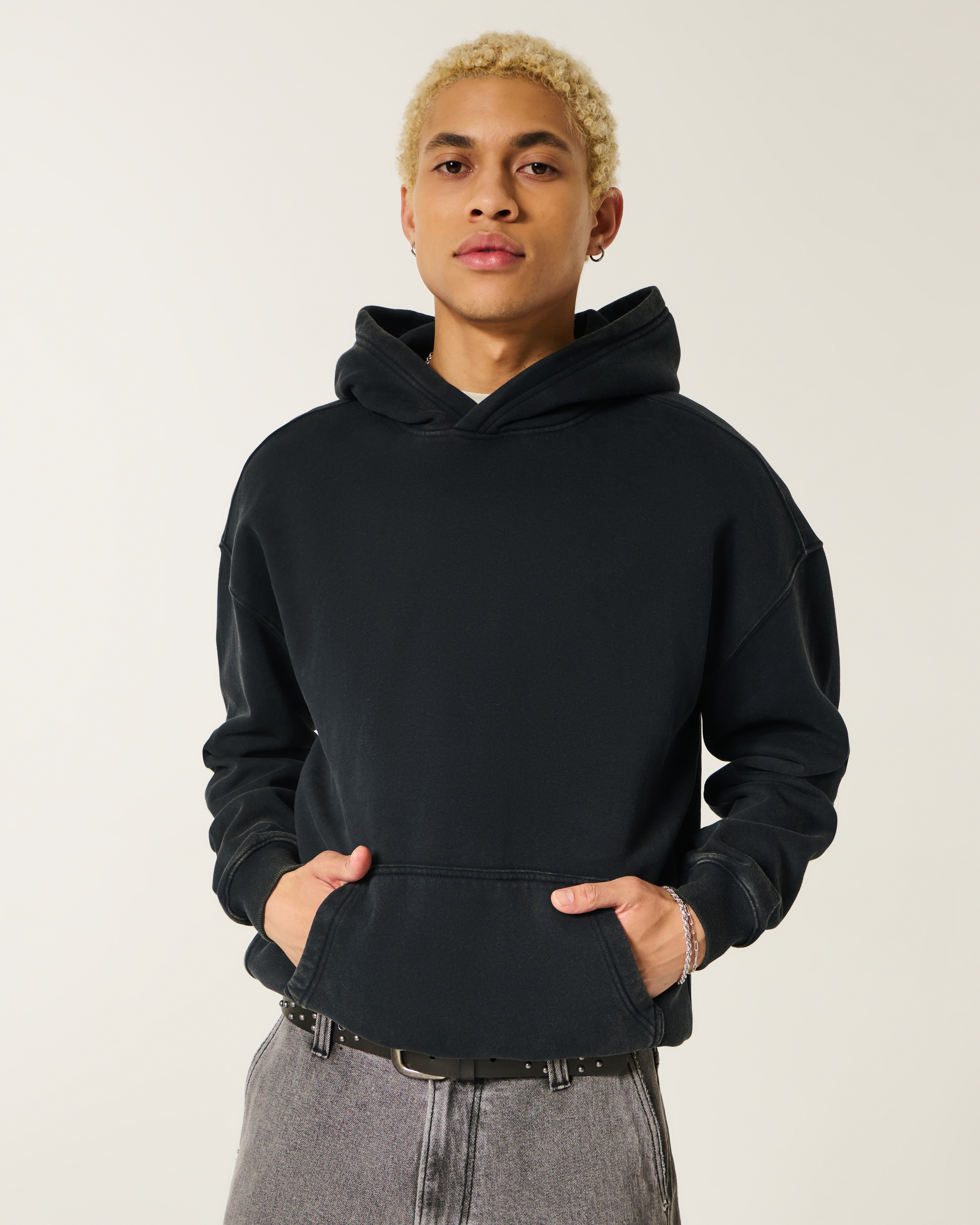 Boxy Washed Hoodie