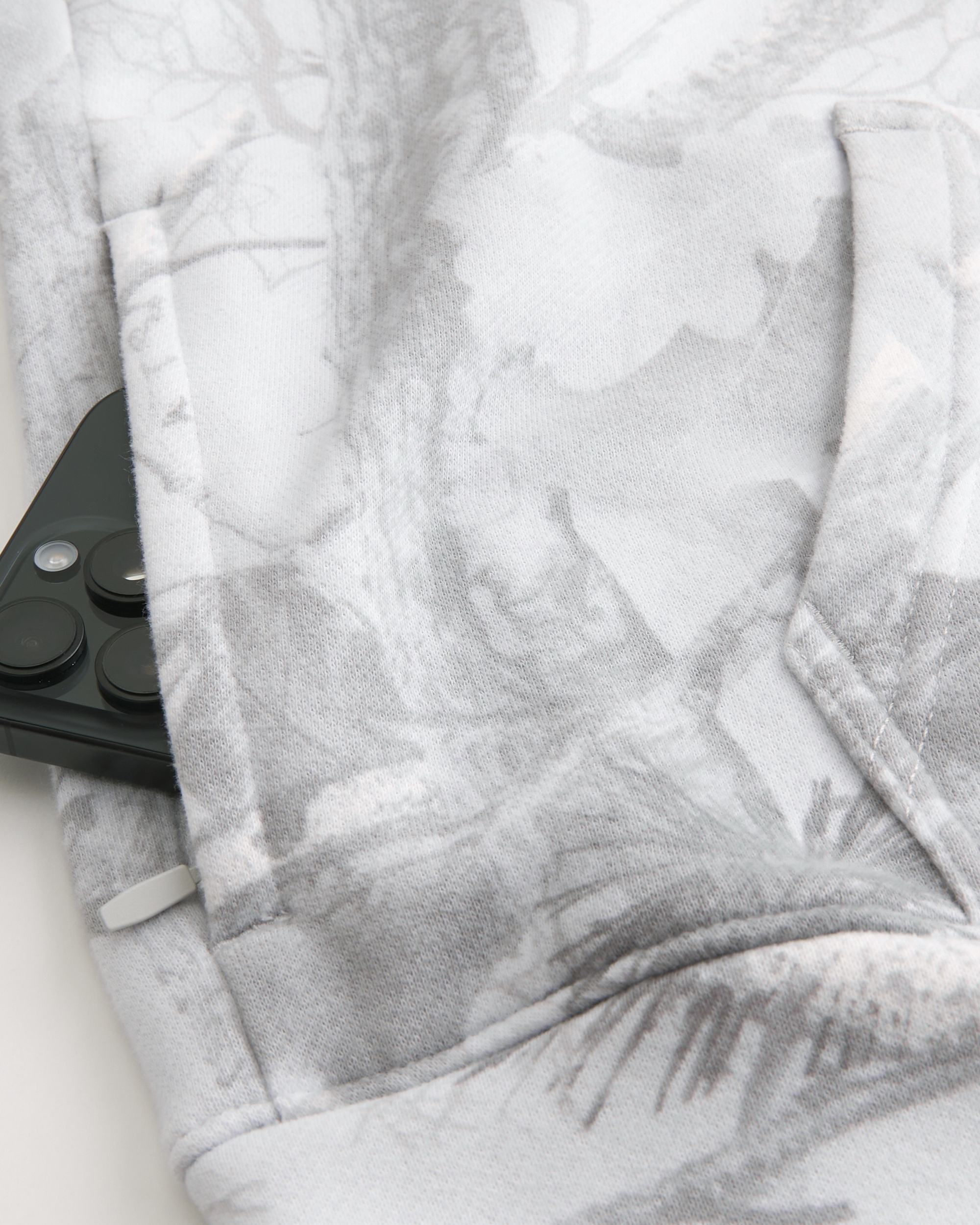 Hollister Feel Good Boxy Camo Hoodie