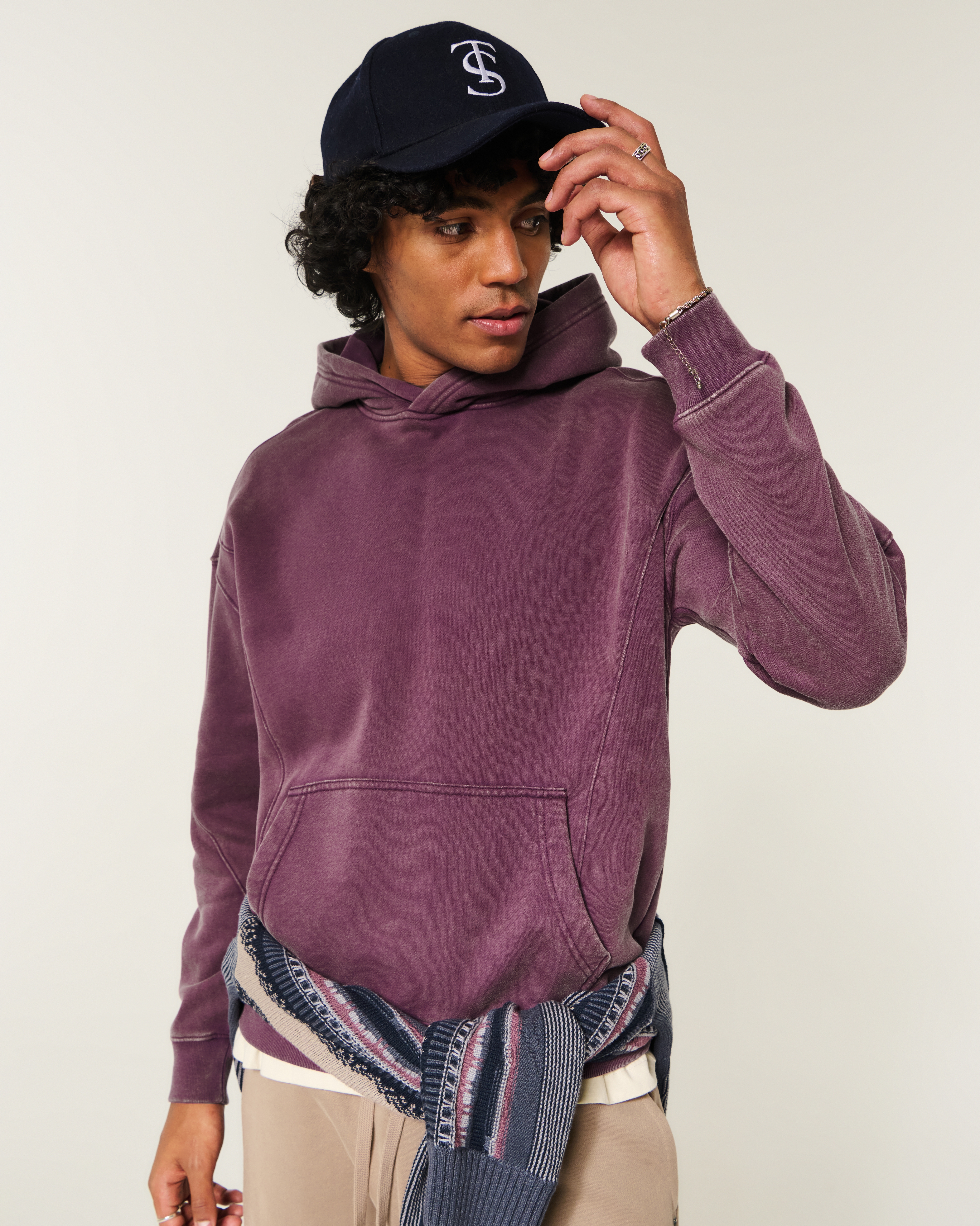Boxy Seamed Hoodie