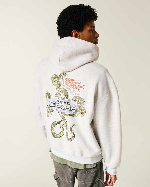 Men's Boxy Shelby Cobra Graphic Hoodie | Men's Tops | HollisterCo.ca