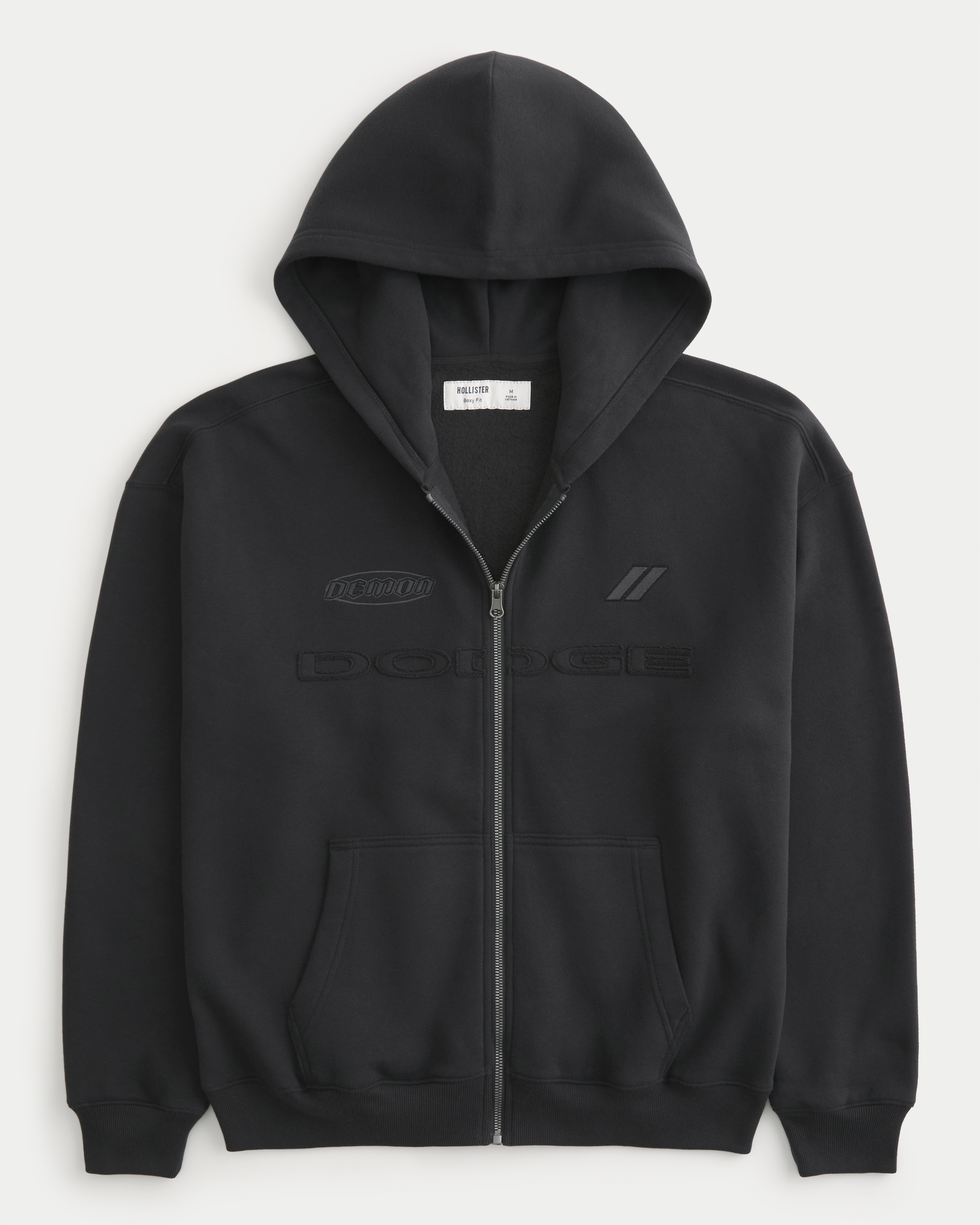 Hollister Boxy Zip-Up Dodge Demon Graphic Hoodie | Liberty Center