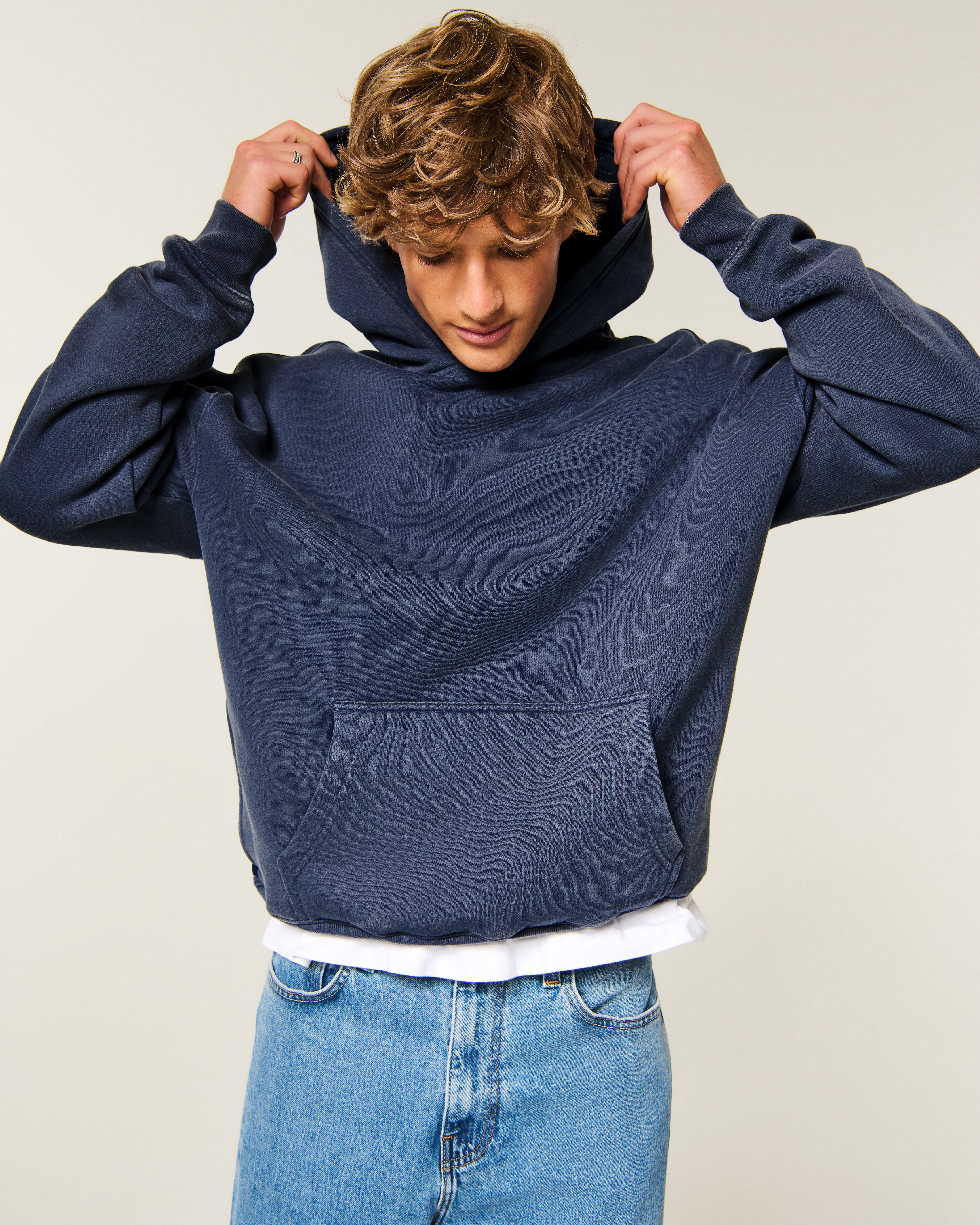 Boxy Washed Hoodie