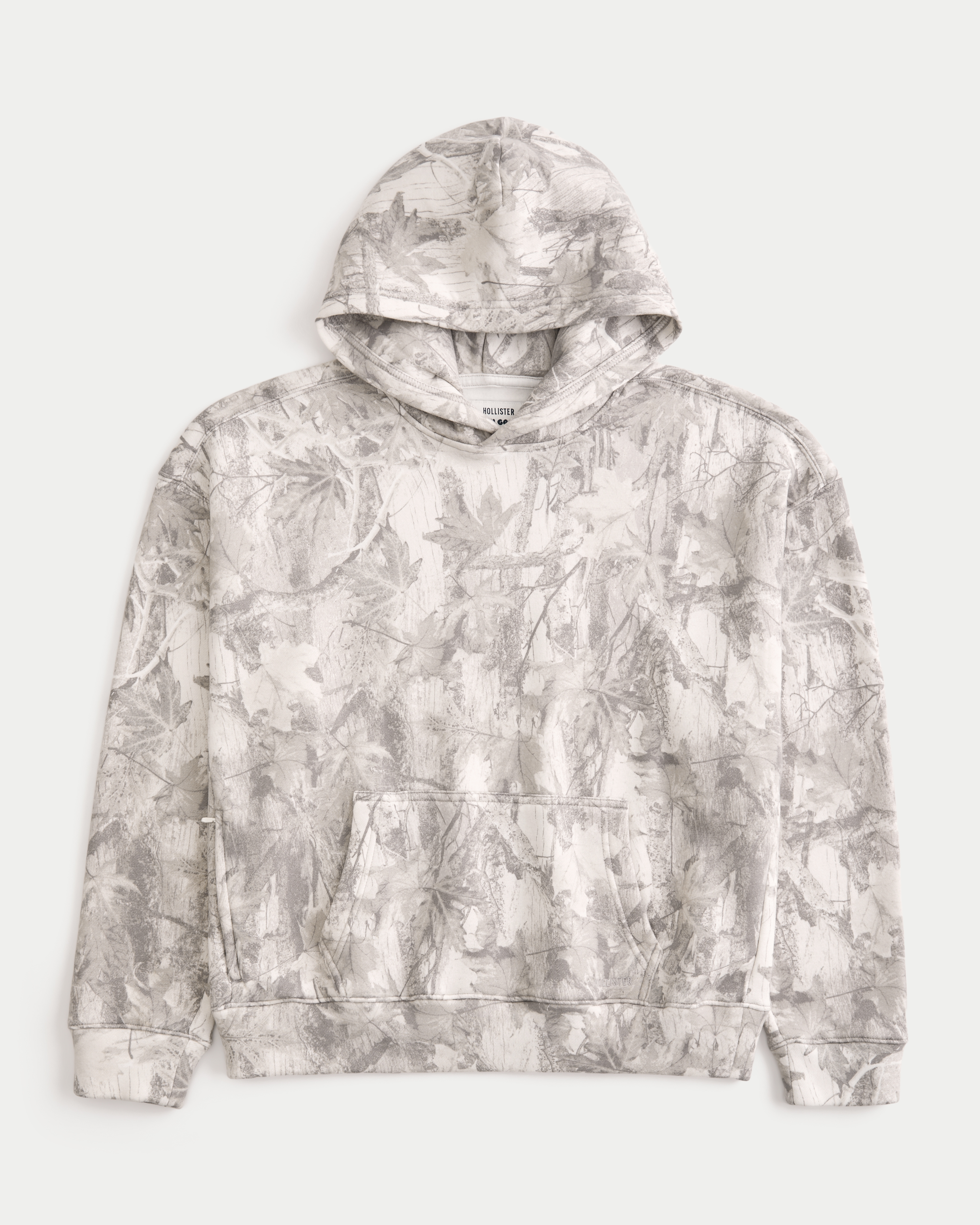 Hollister Feel Good Boxy Camo Hoodie