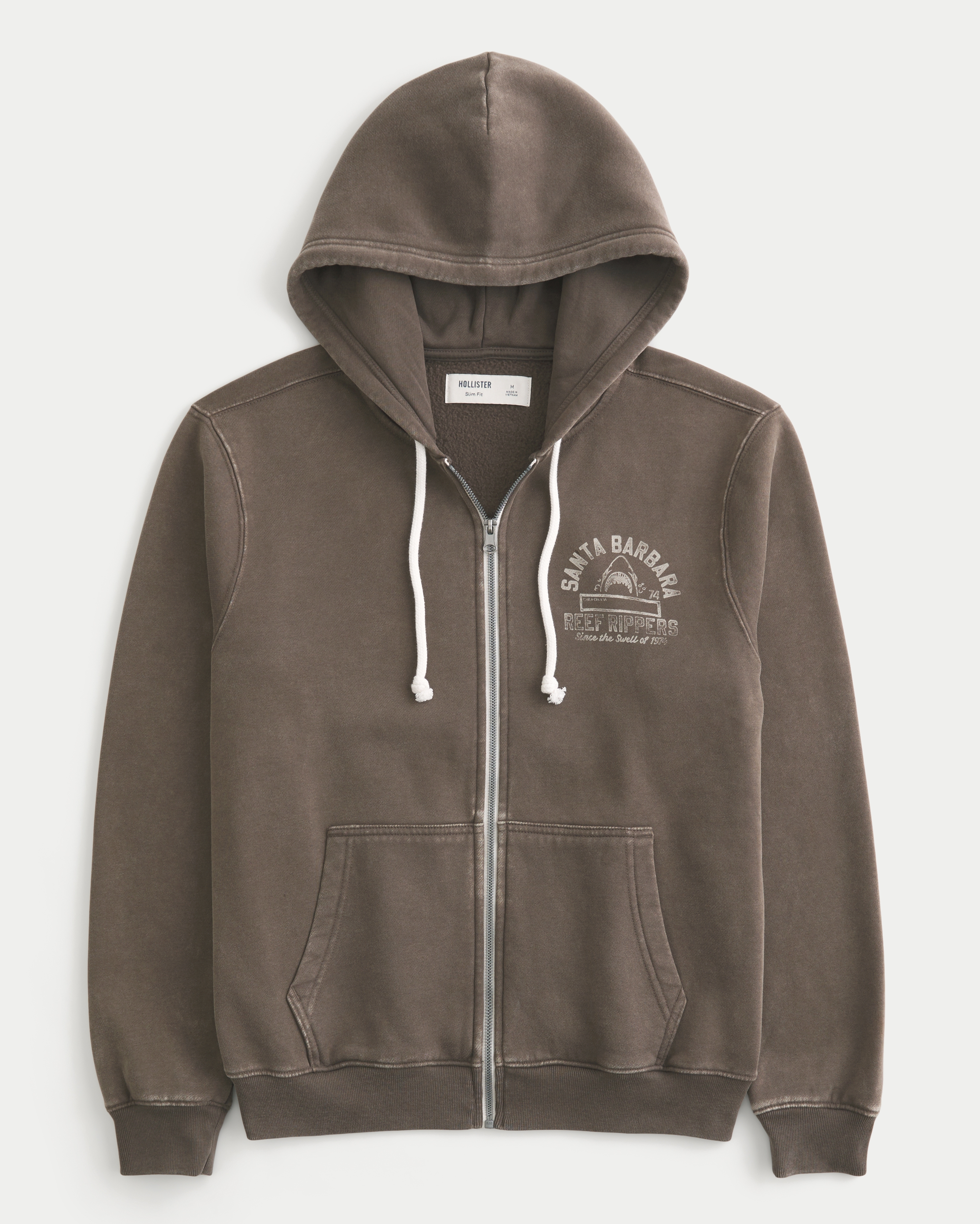 Zip-Up San Francisco Graphic Hoodie