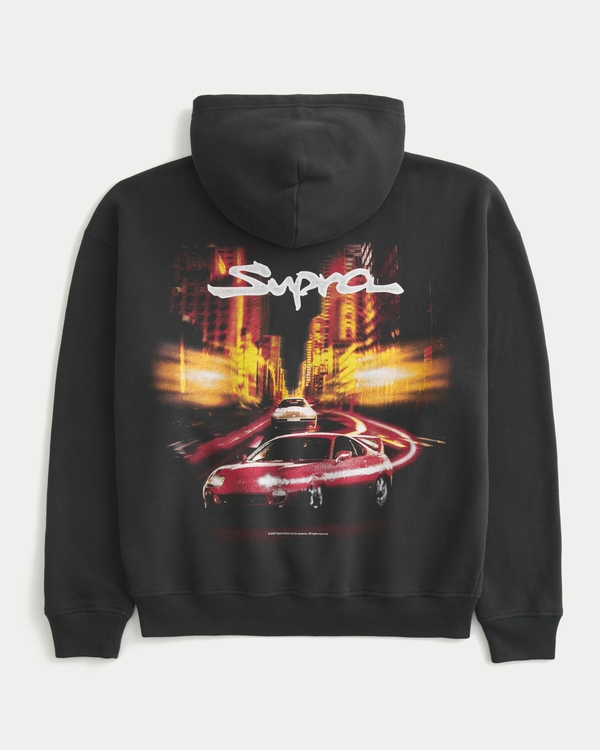 Men's Boxy Toyota Supra Graphic Hoodie | Men's Graphics Shop