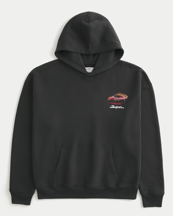 Men's Boxy Toyota Supra Graphic Hoodie | Men's Graphics Shop