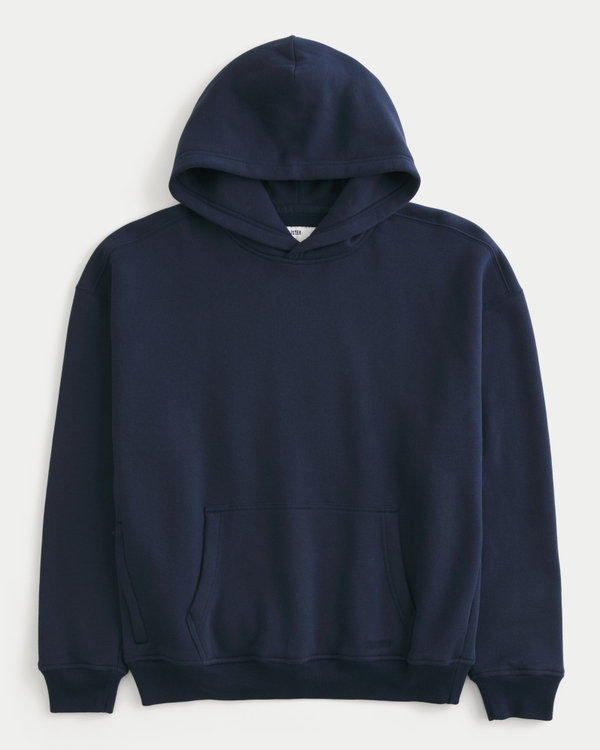 Boxy Hoodie, Navy view 1