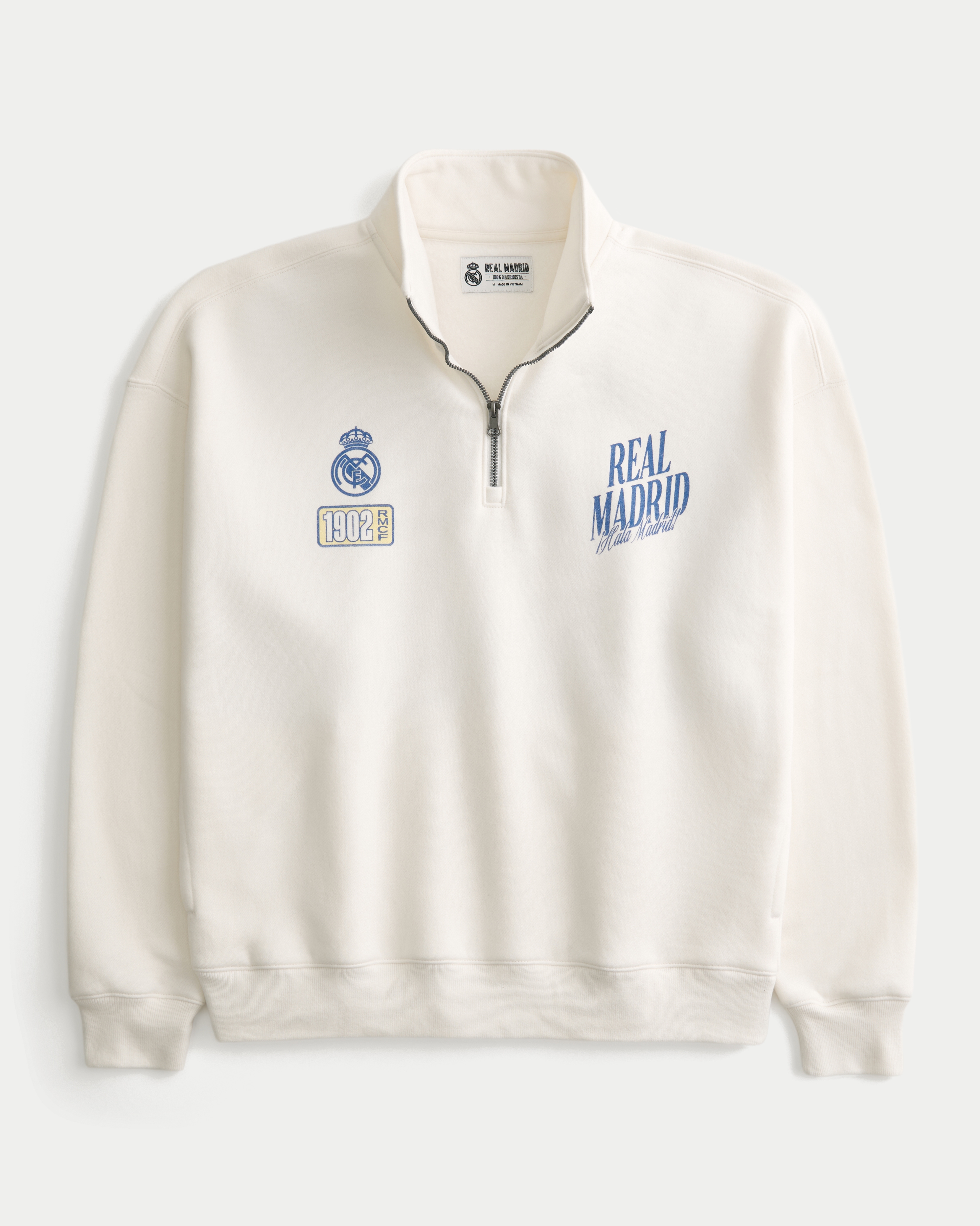 Real Madrid CF Graphic Quarter-Zip Sweatshirt