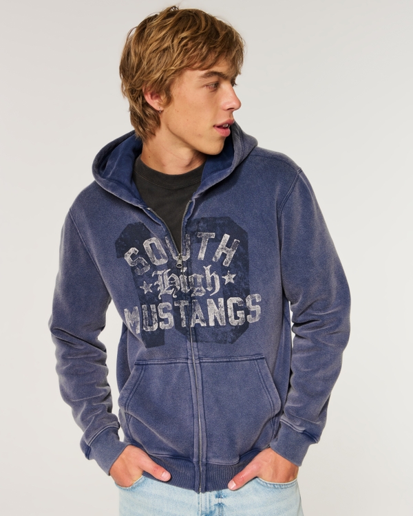 SS2006 サイバーグラフィック　ジップアップフーディー　2 メンズ ジップアップ フーディー | Hollister Co.