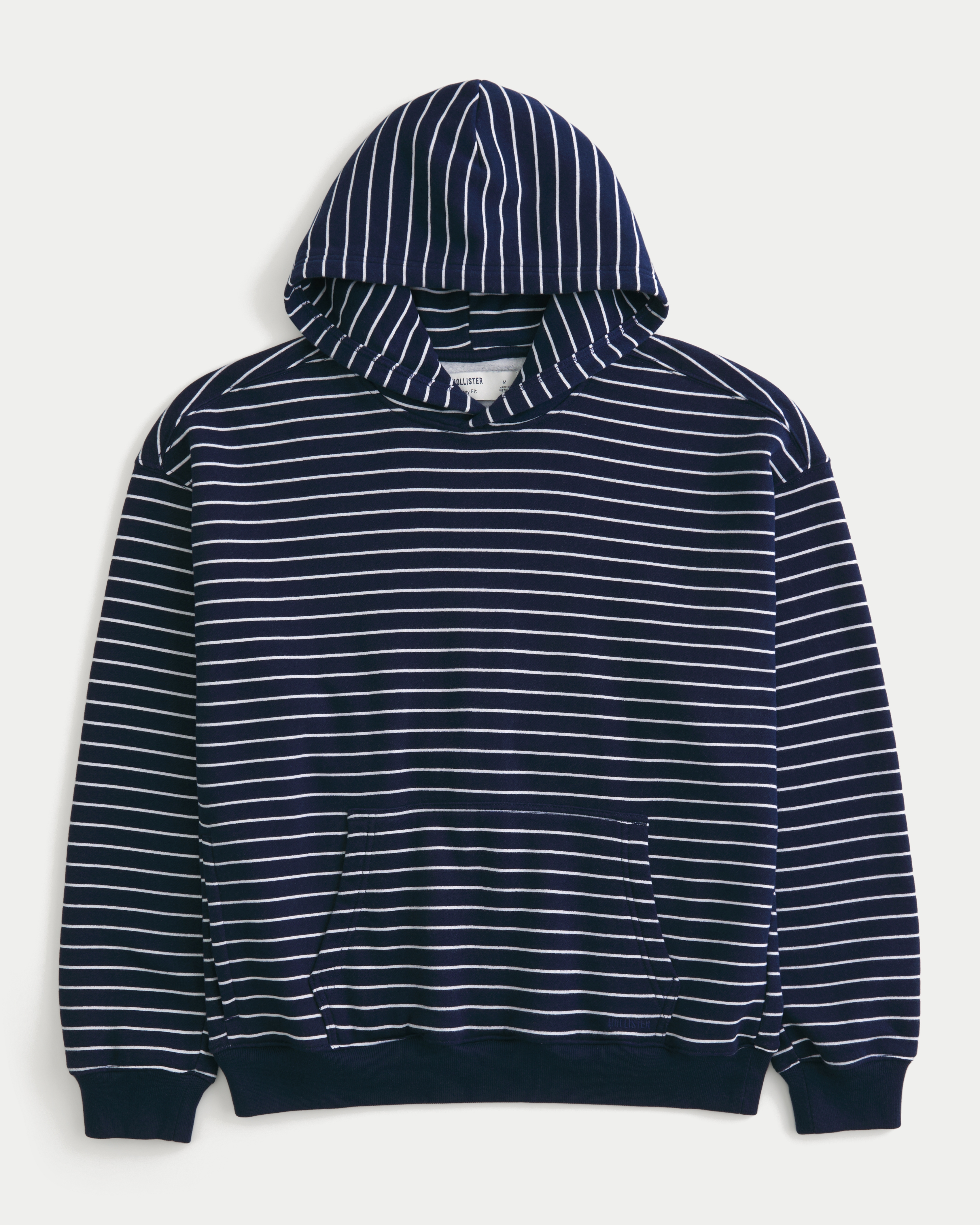 Boxy Striped Hoodie