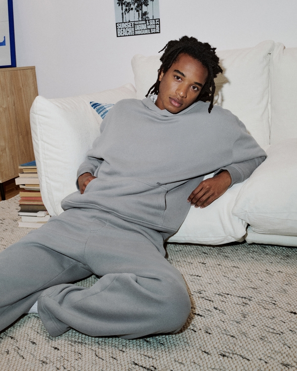 Hollister Feel Good x Target Logo Hoodie, Grey view 1