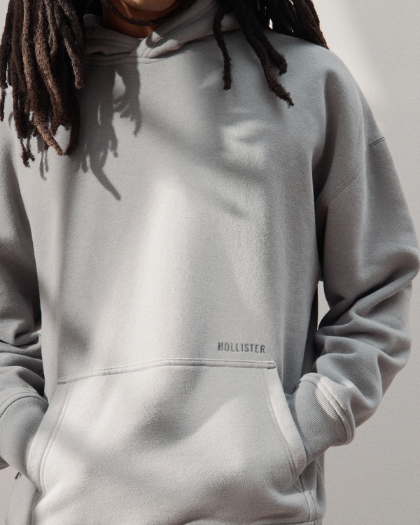 Hollister Feel Good x Target Logo Hoodie, Grey view 2