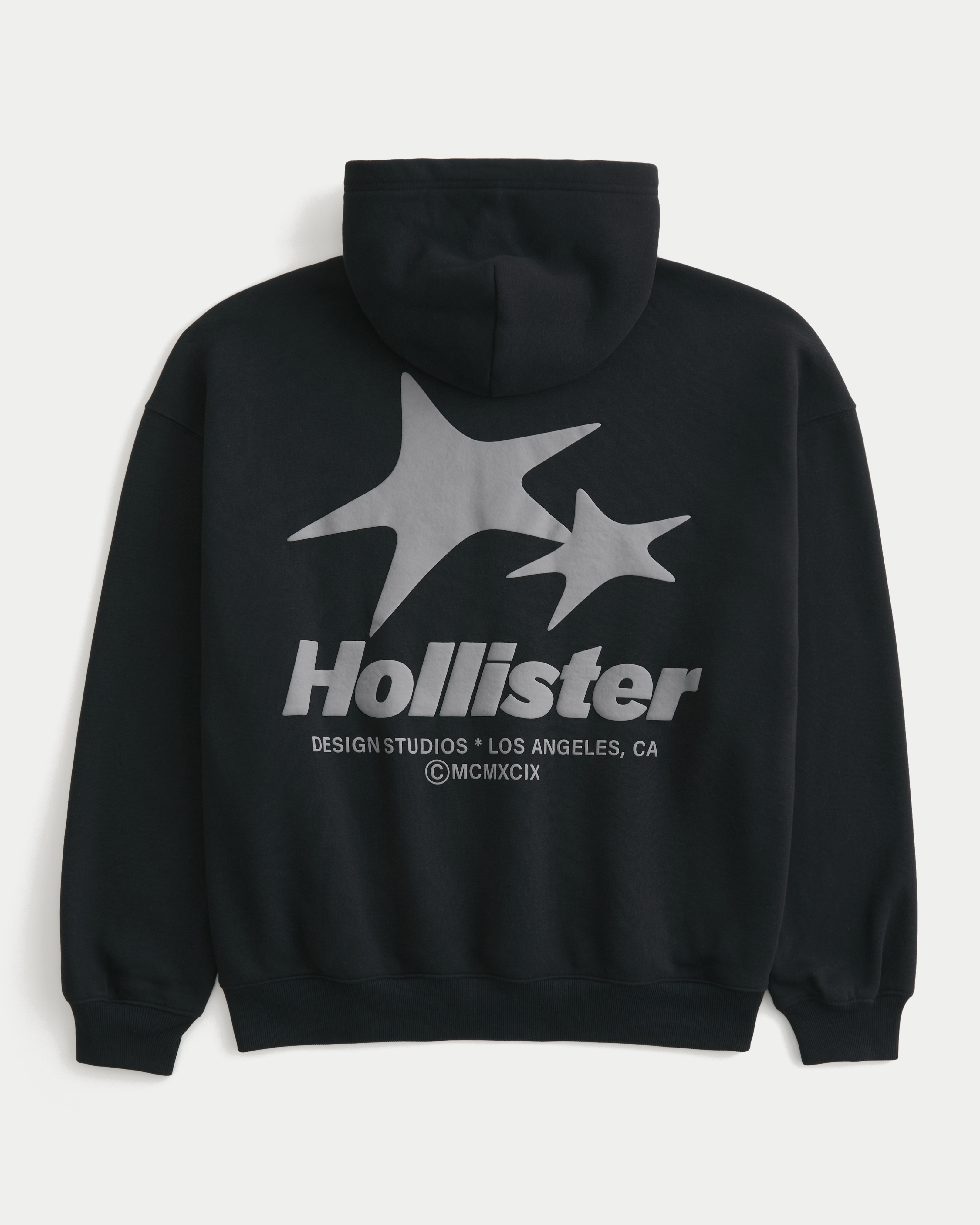 Boxy Logo Graphic Hoodie