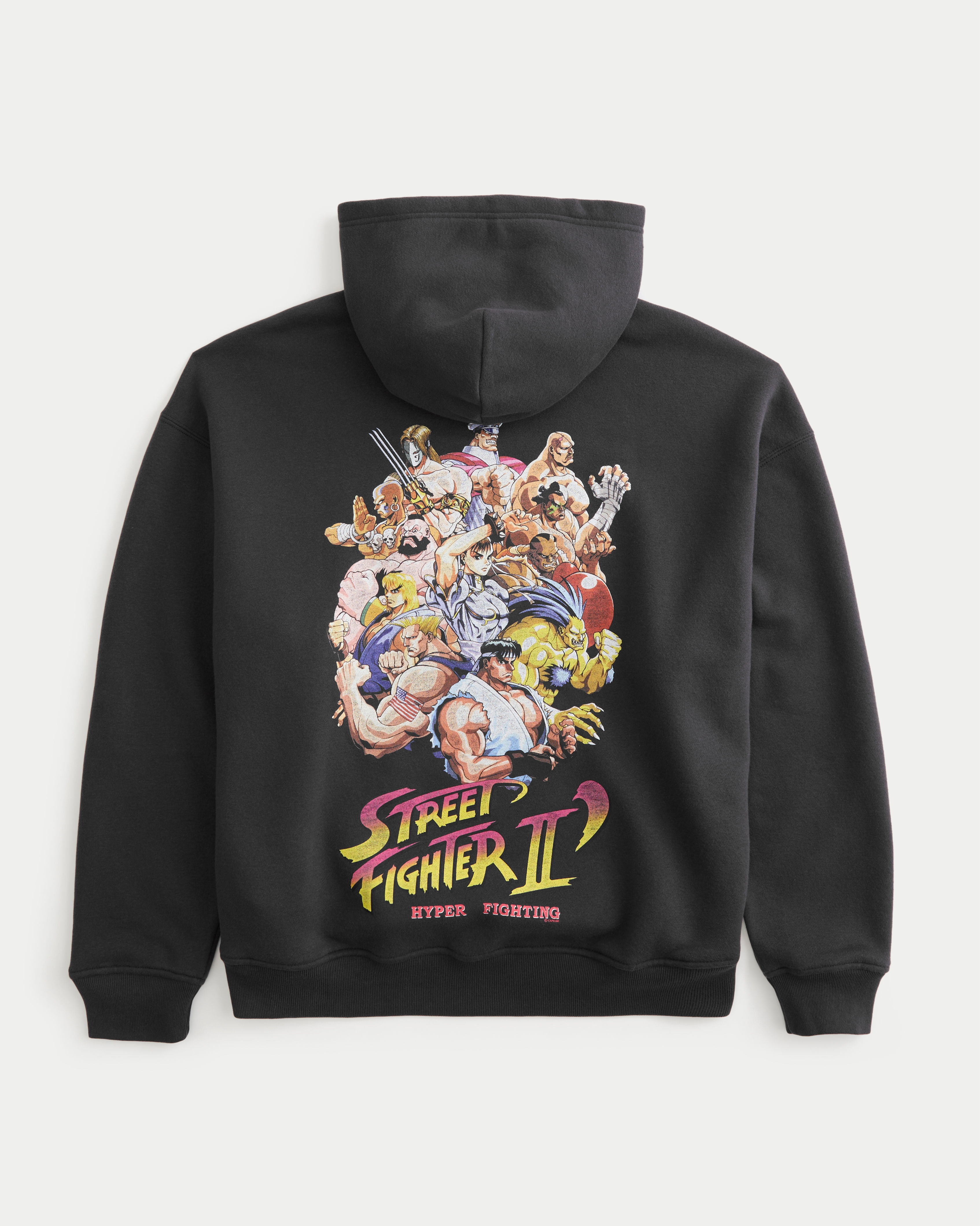 Boxy Street Fighter II Graphic Hoodie