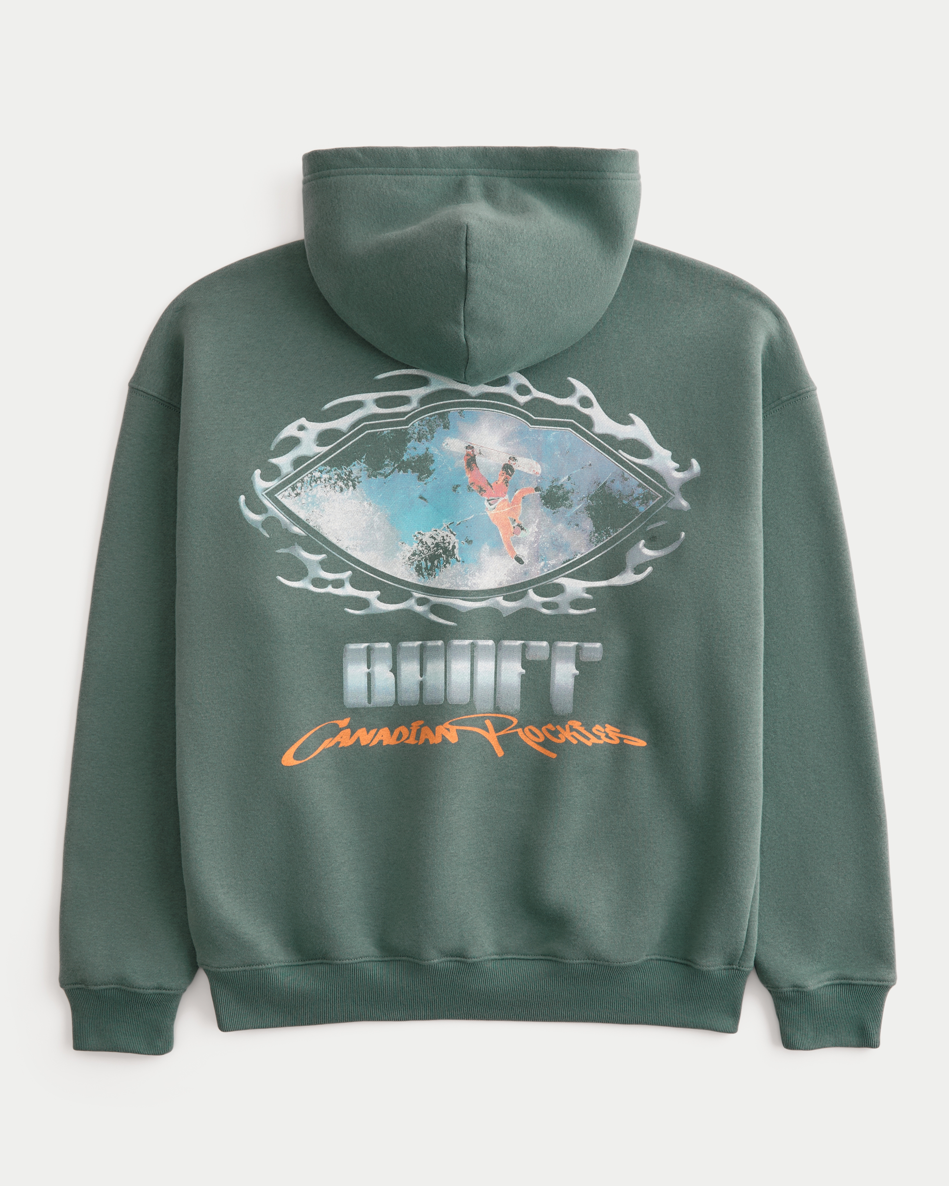 Hollister Feel Good Boxy Banff Graphic Hoodie