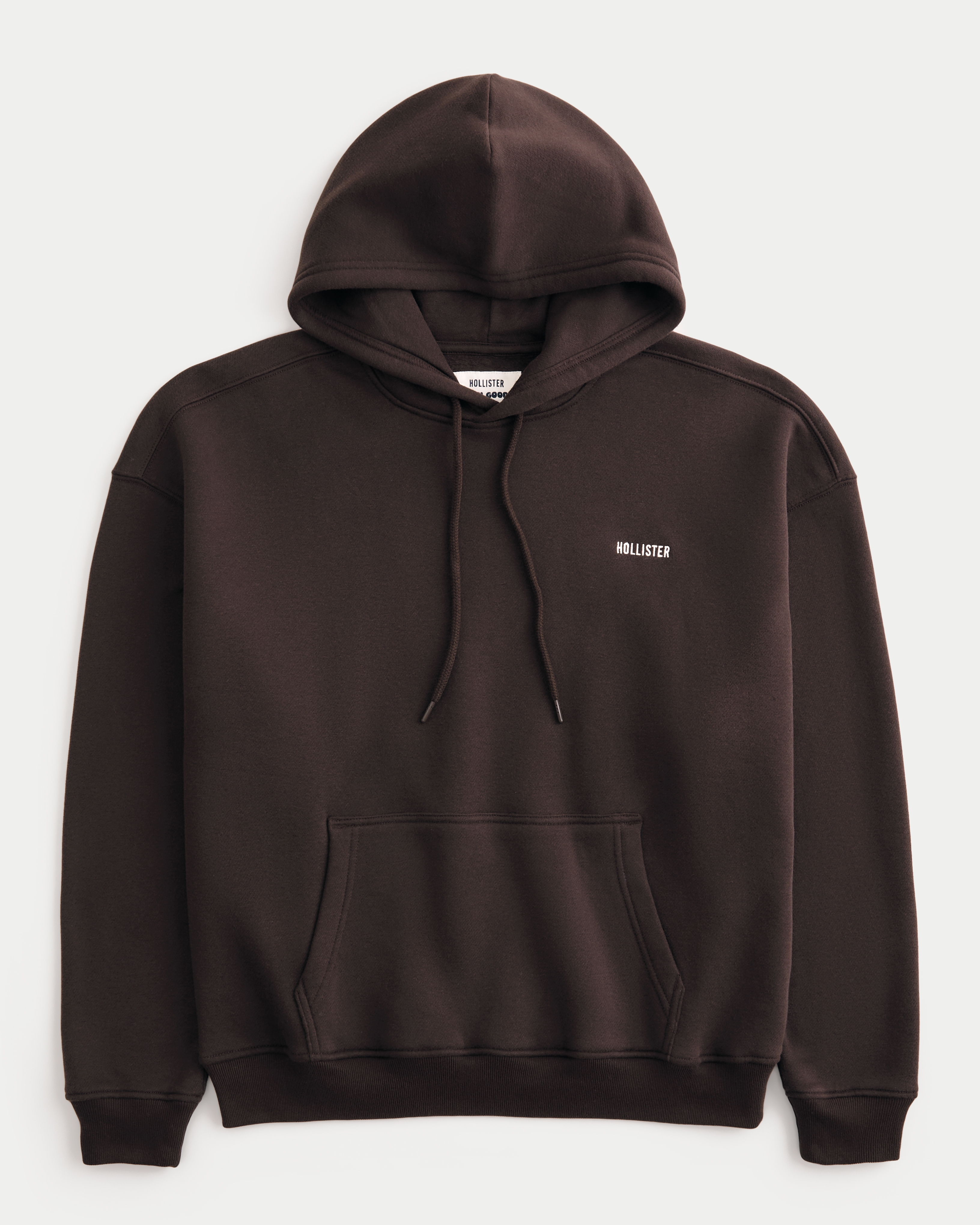 Hollister Feel Good Boxy Logo Hoodie