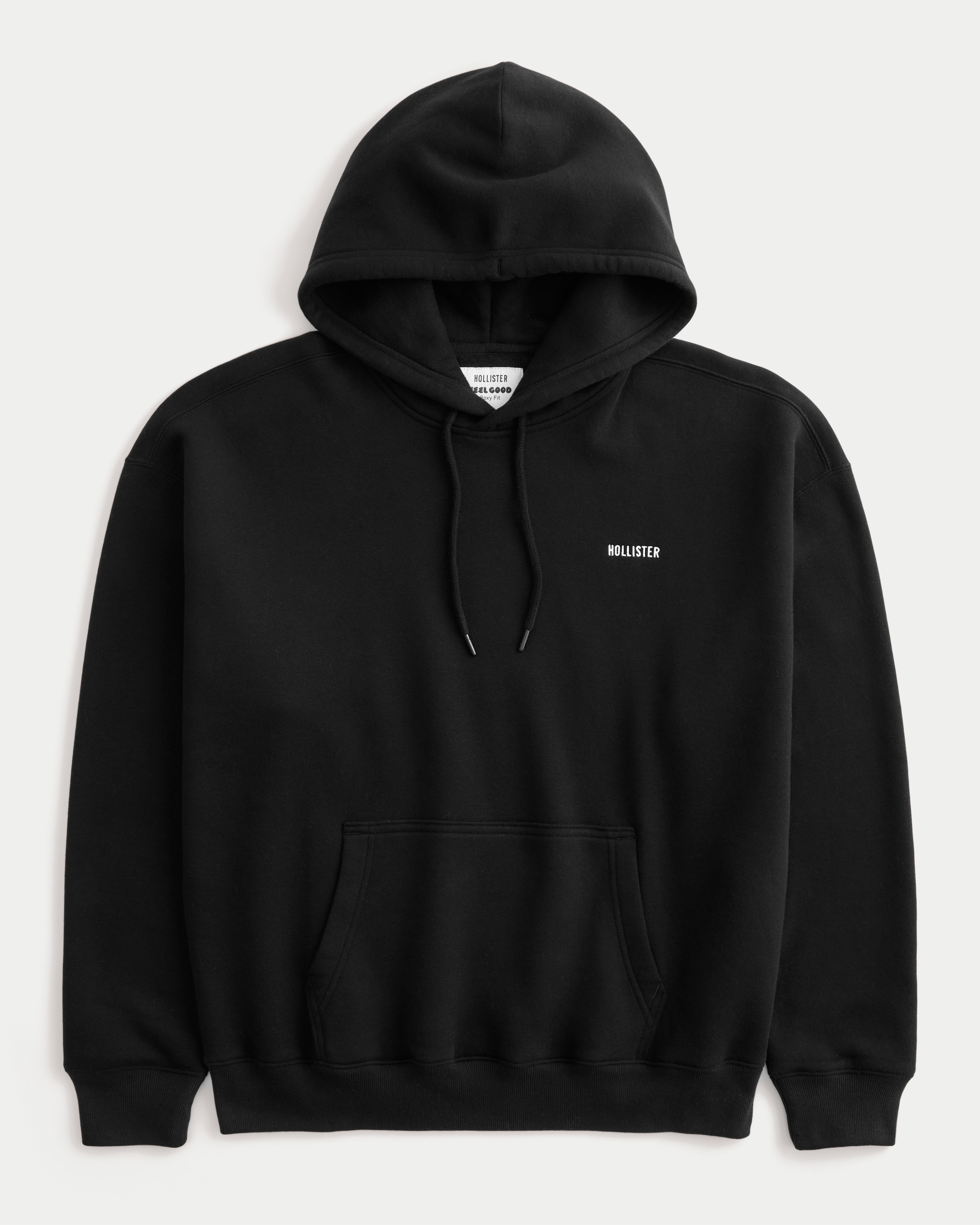 Hollister Feel Good Boxy Logo Hoodie