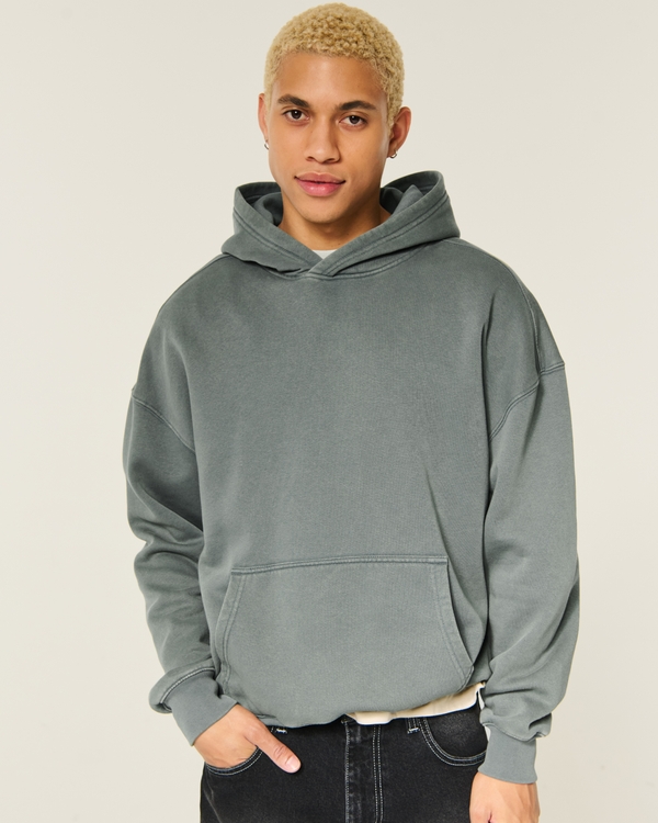 Hollister Feel Good Boxy Washed Hoodie