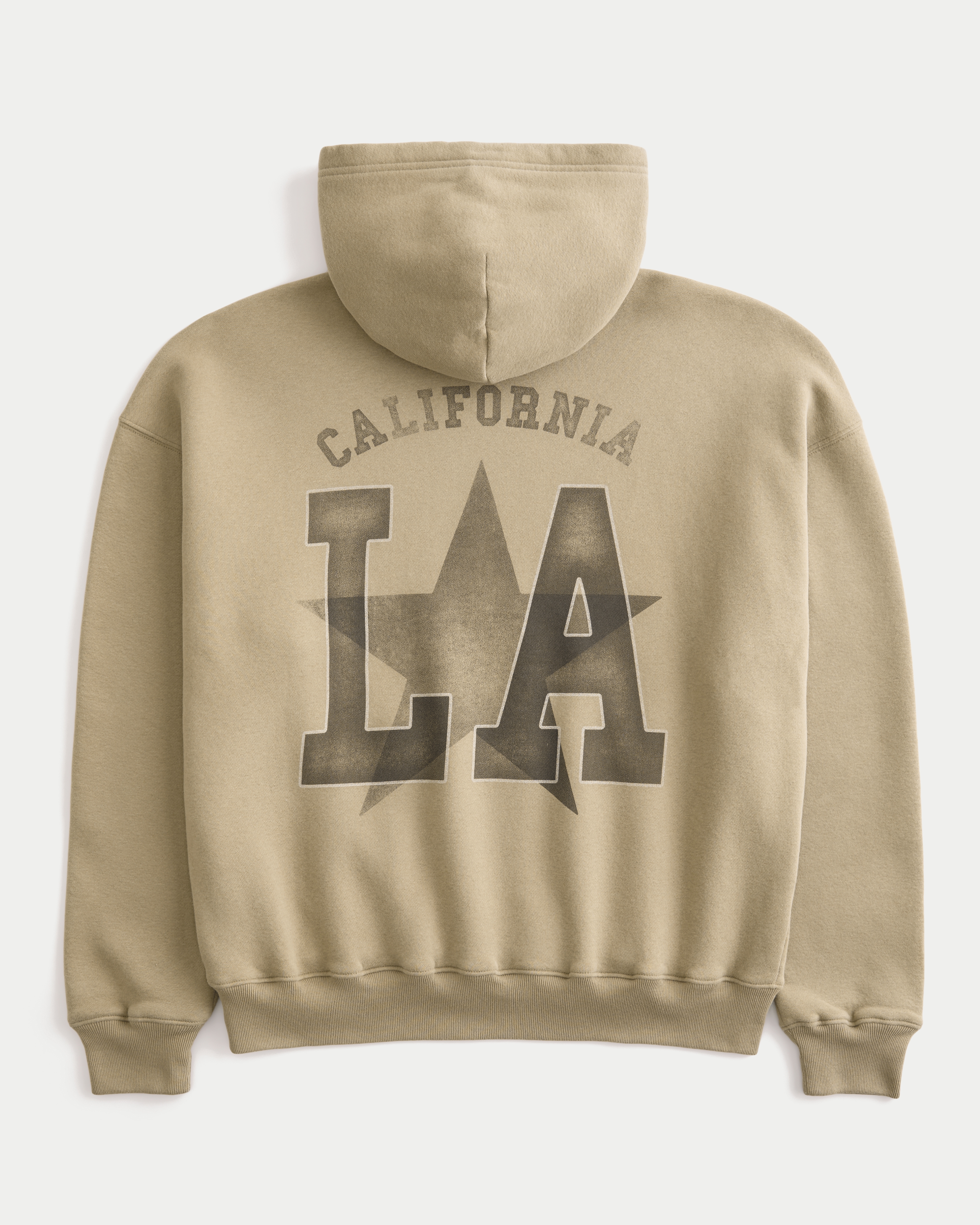 Hollister Feel Good Boxy LA Graphic Hoodie