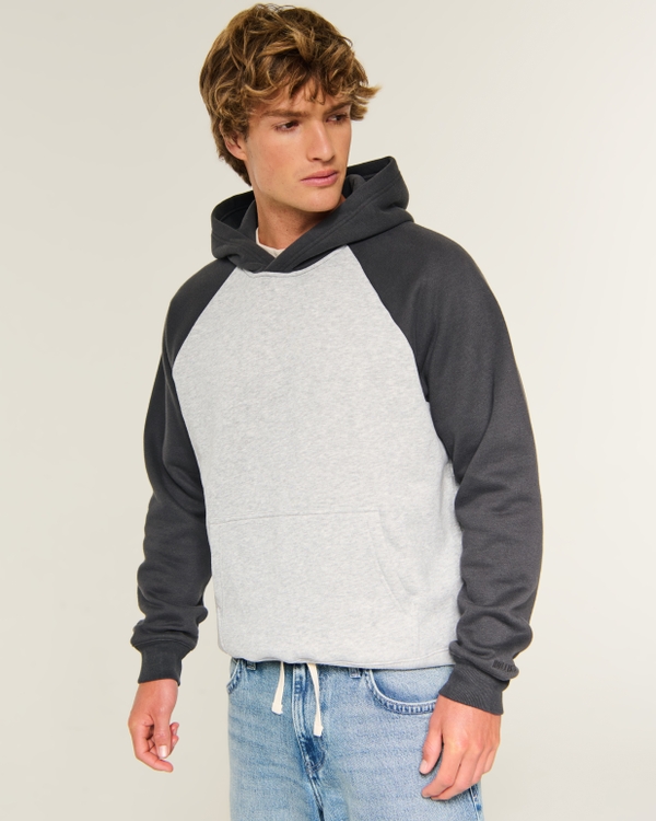 Hollister Feel Good Boxy Raglan Hoodie