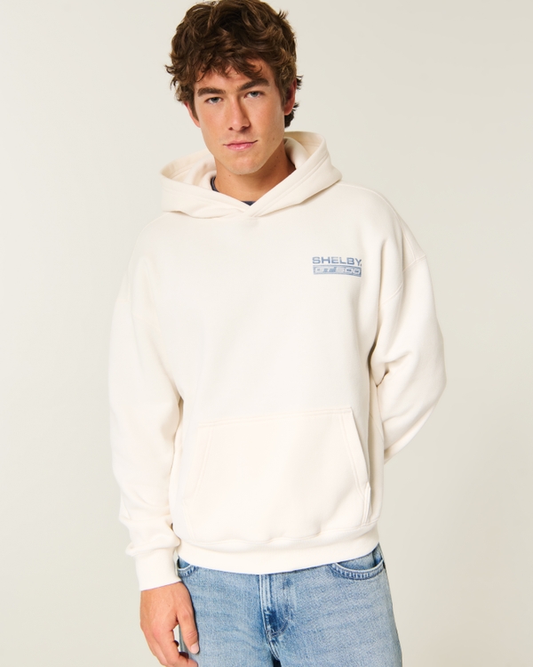 Hollister Feel Good Boxy Shelby GT 500 Graphic Hoodie