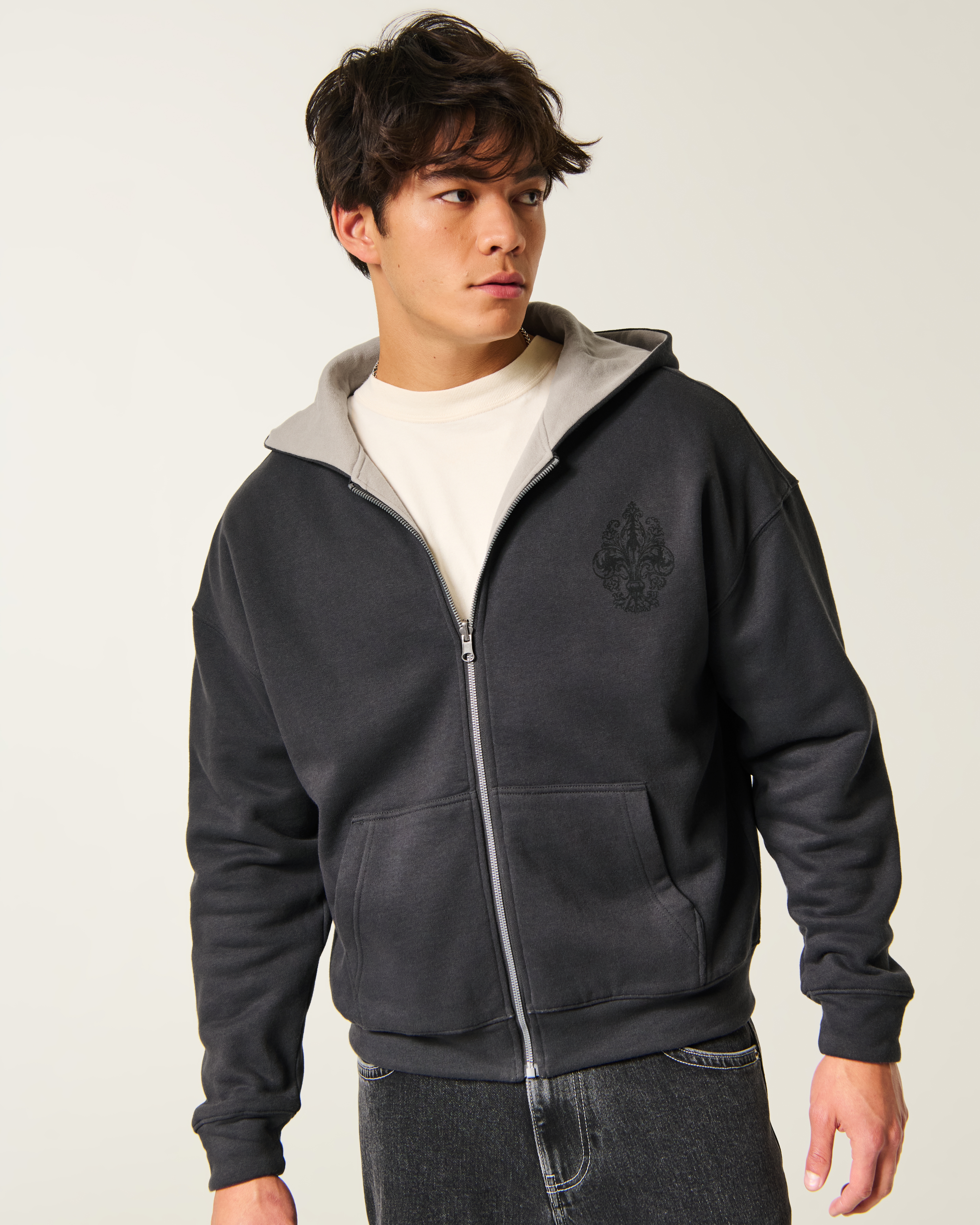 Reversible Zip-Up Hoodie