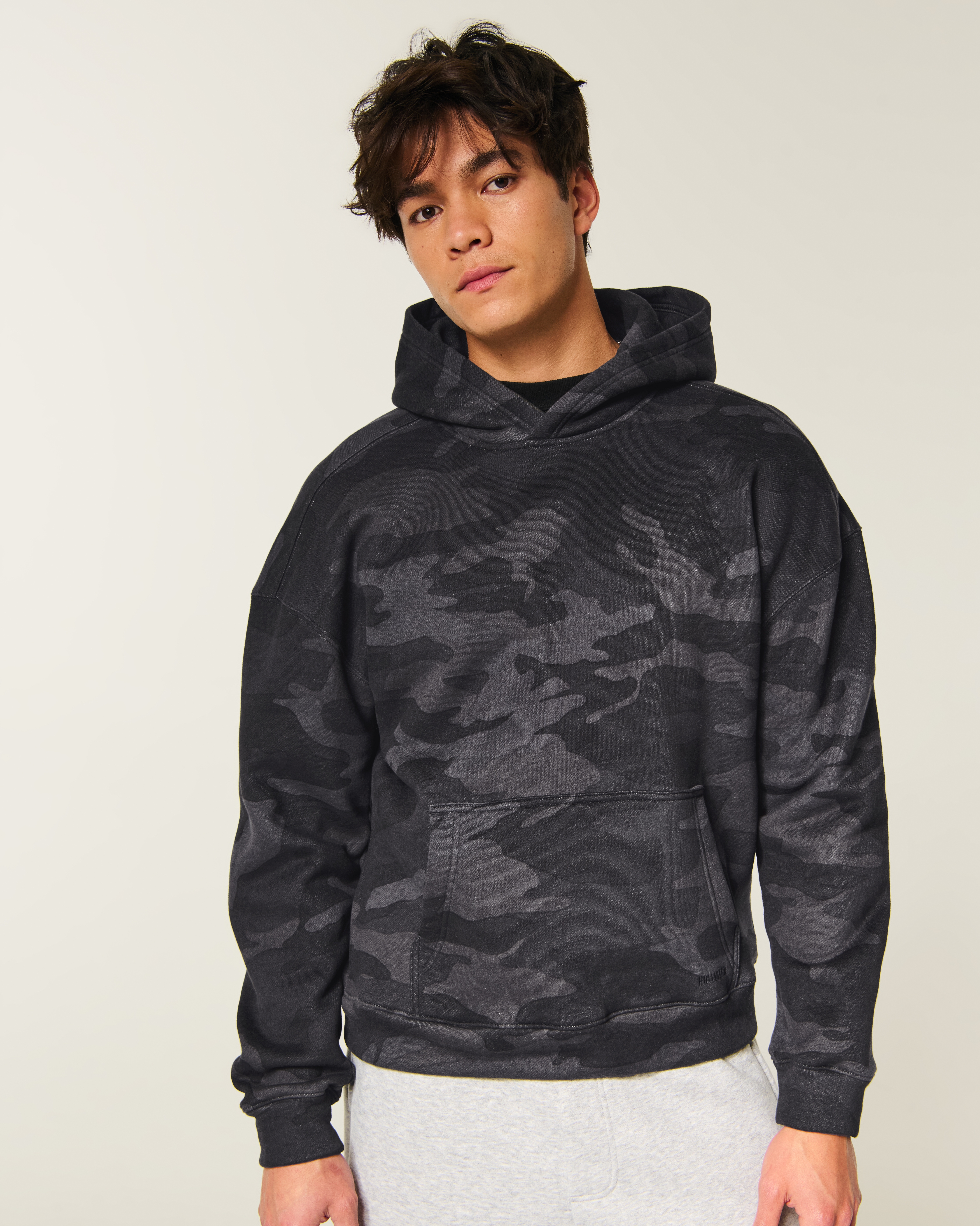 Boxy Camo Hoodie