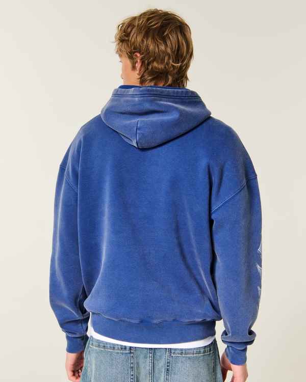 Men's Boxy Heavy Daze Graphic Hoodie | Men's Tops | HollisterCo.ca