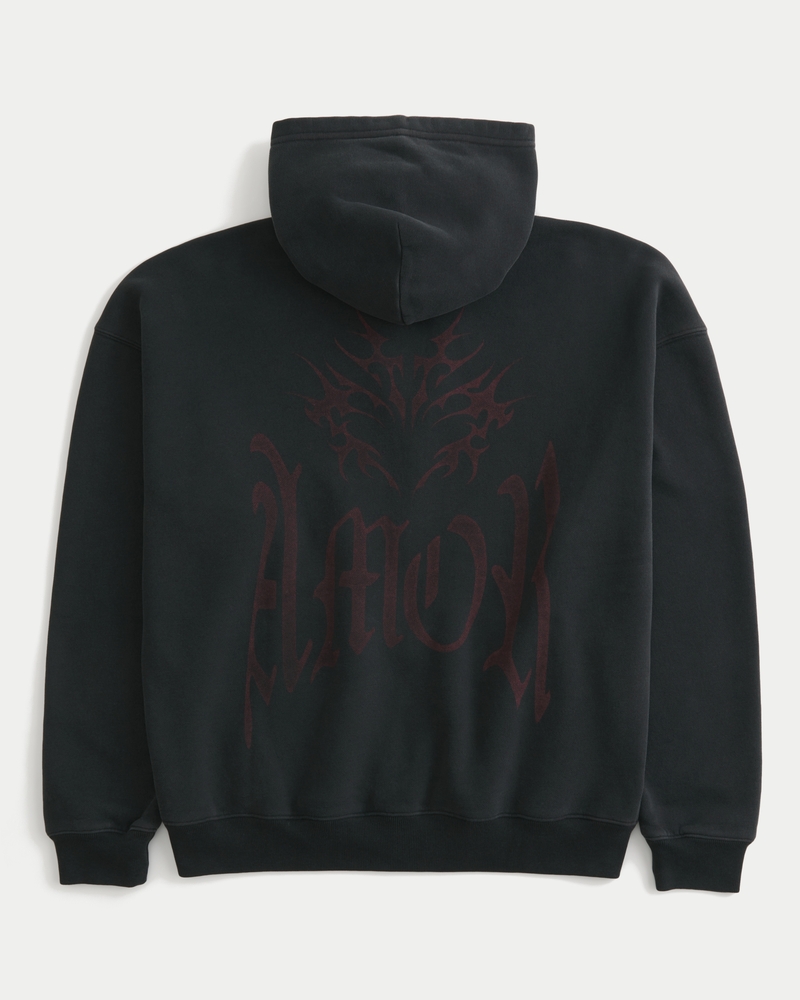 メンズ Hollister Feel Good ボクシー ジップアップ グラフィック