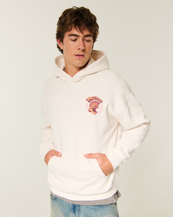Boxy University of Southern California Trojans Graphic Hoodie