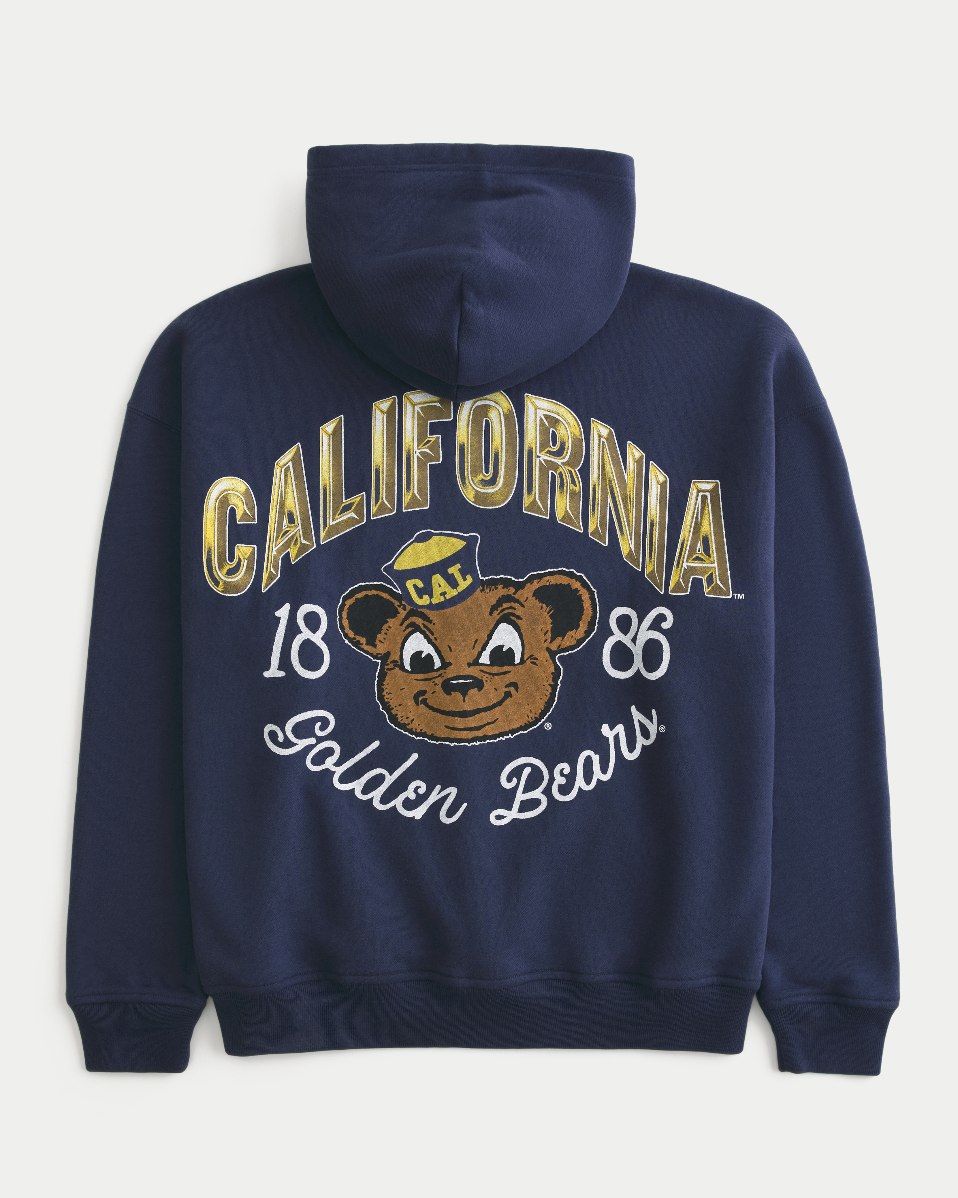 Boxy University of California Golden Bears Graphic Hoodie