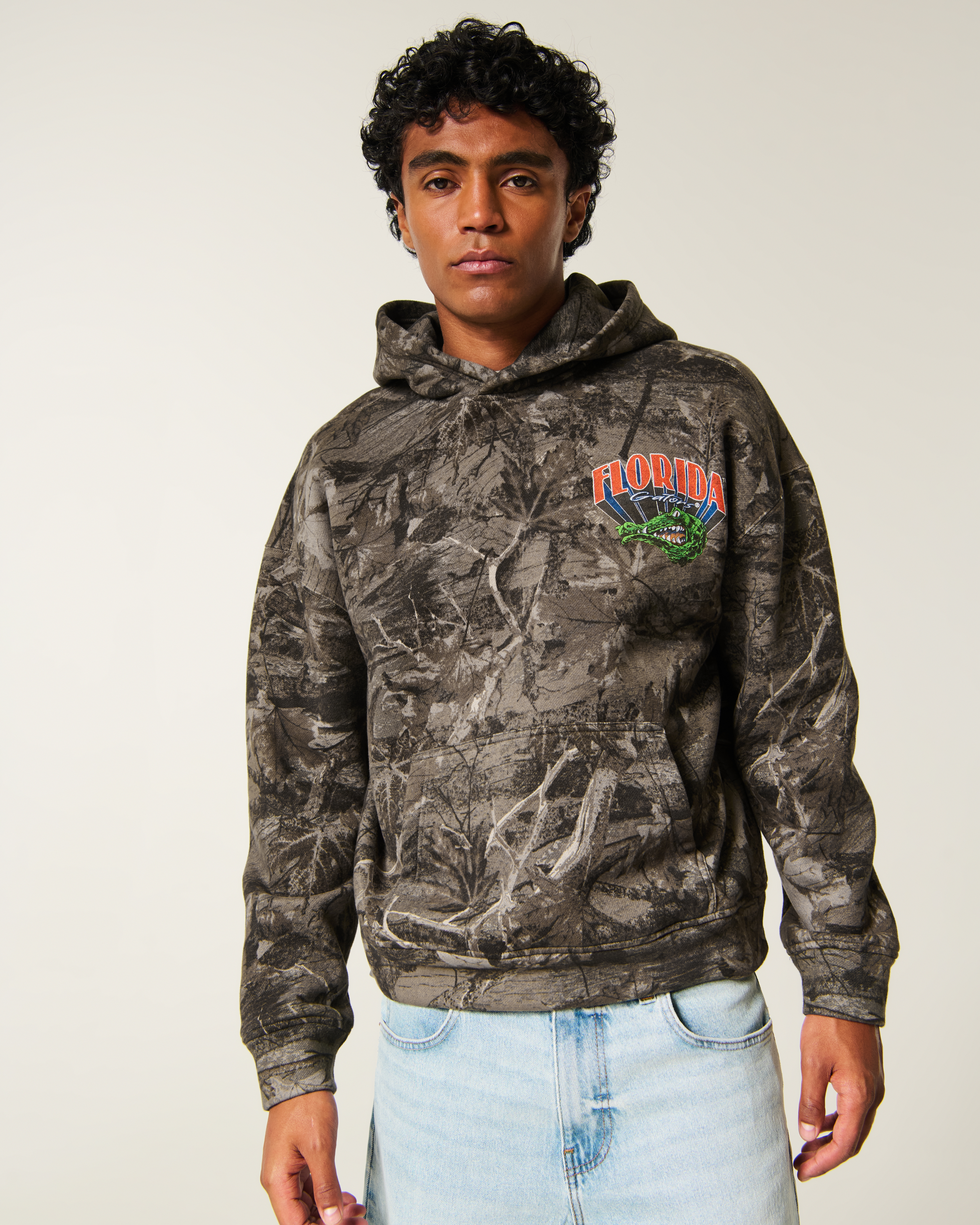 Boxy Camo University of Florida Gators Graphic Hoodie