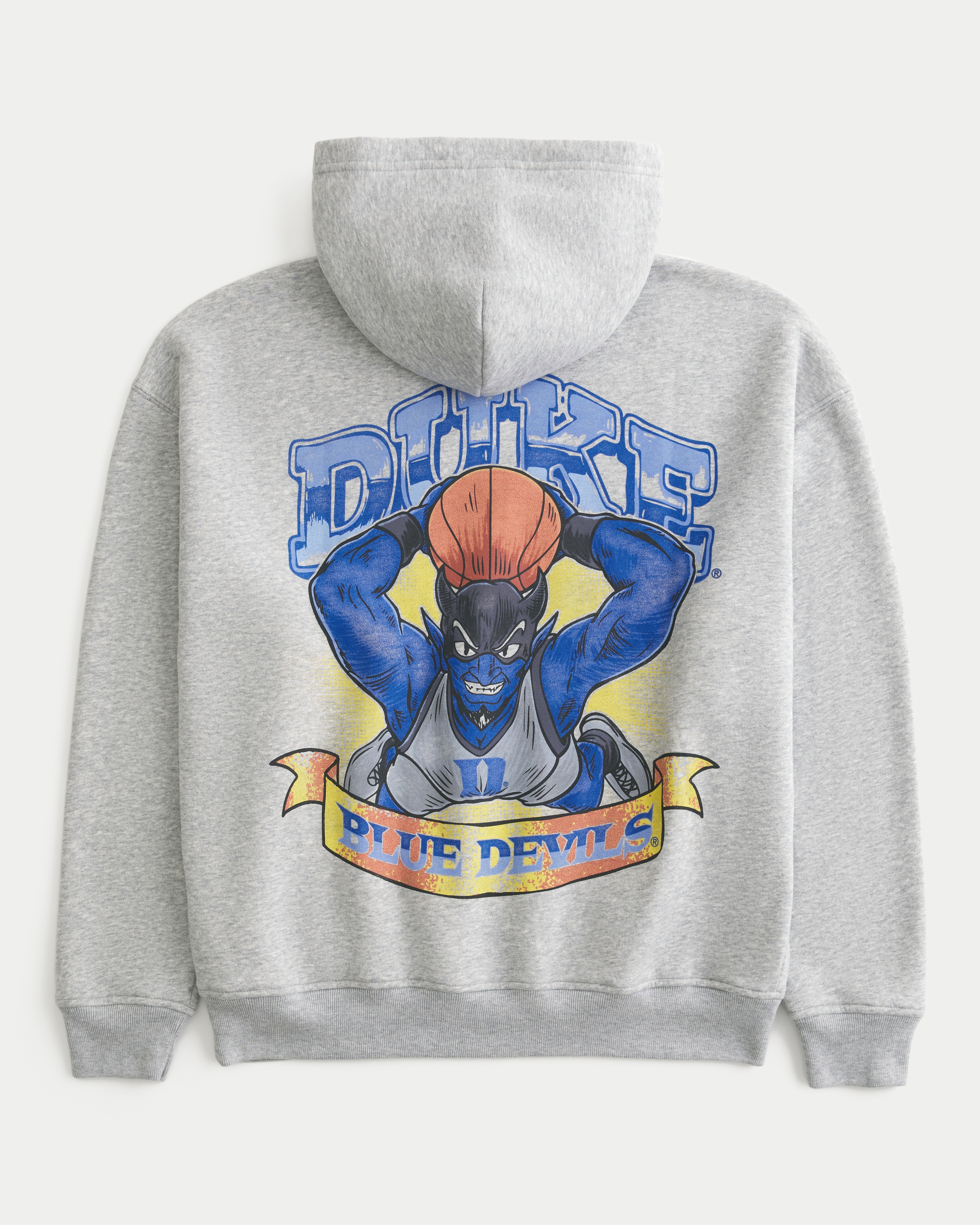 Boxy Duke University Blue Devils Graphic Hoodie
