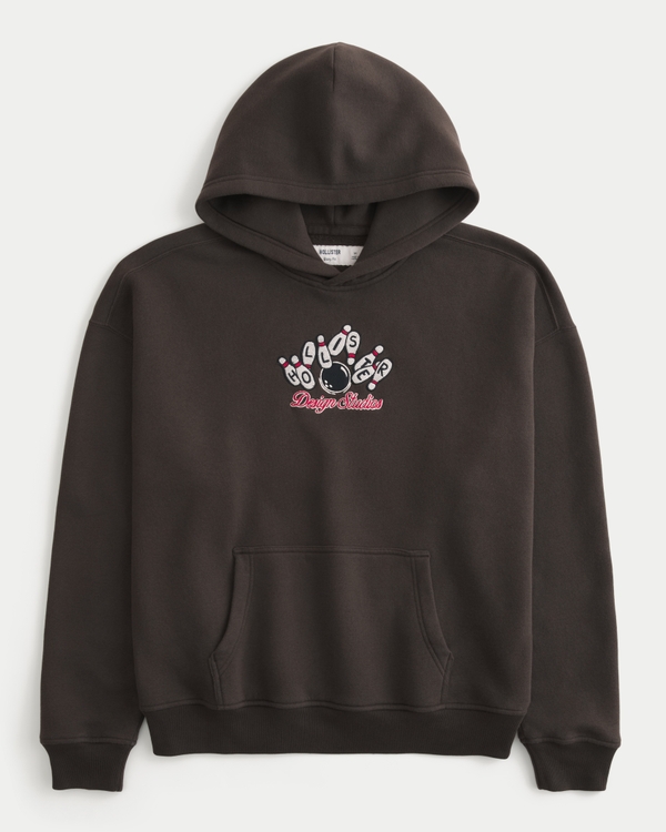 Men's Boxy Logo Graphic Hoodie | Men's Tops | HollisterCo.com