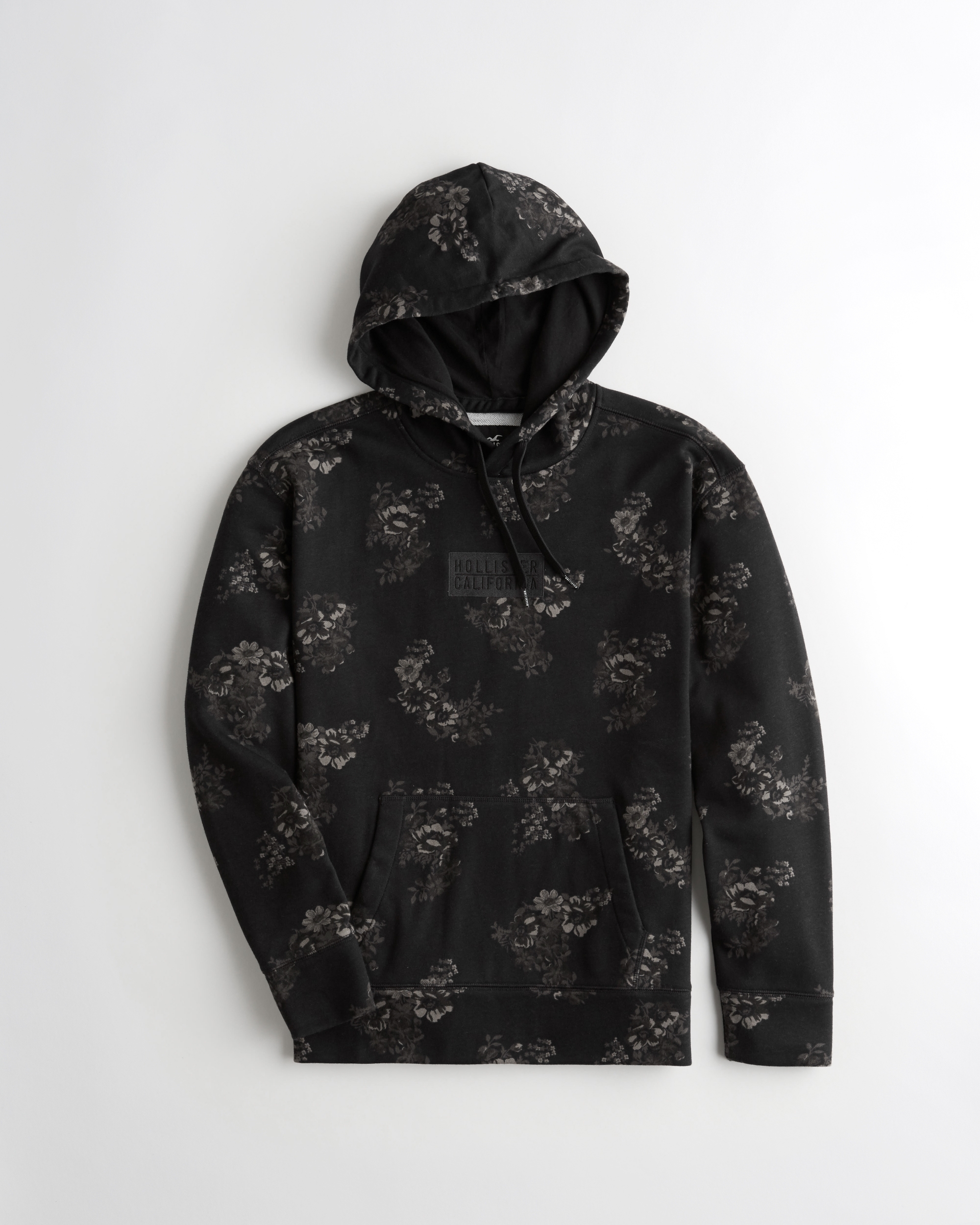 hollister flower hoodie