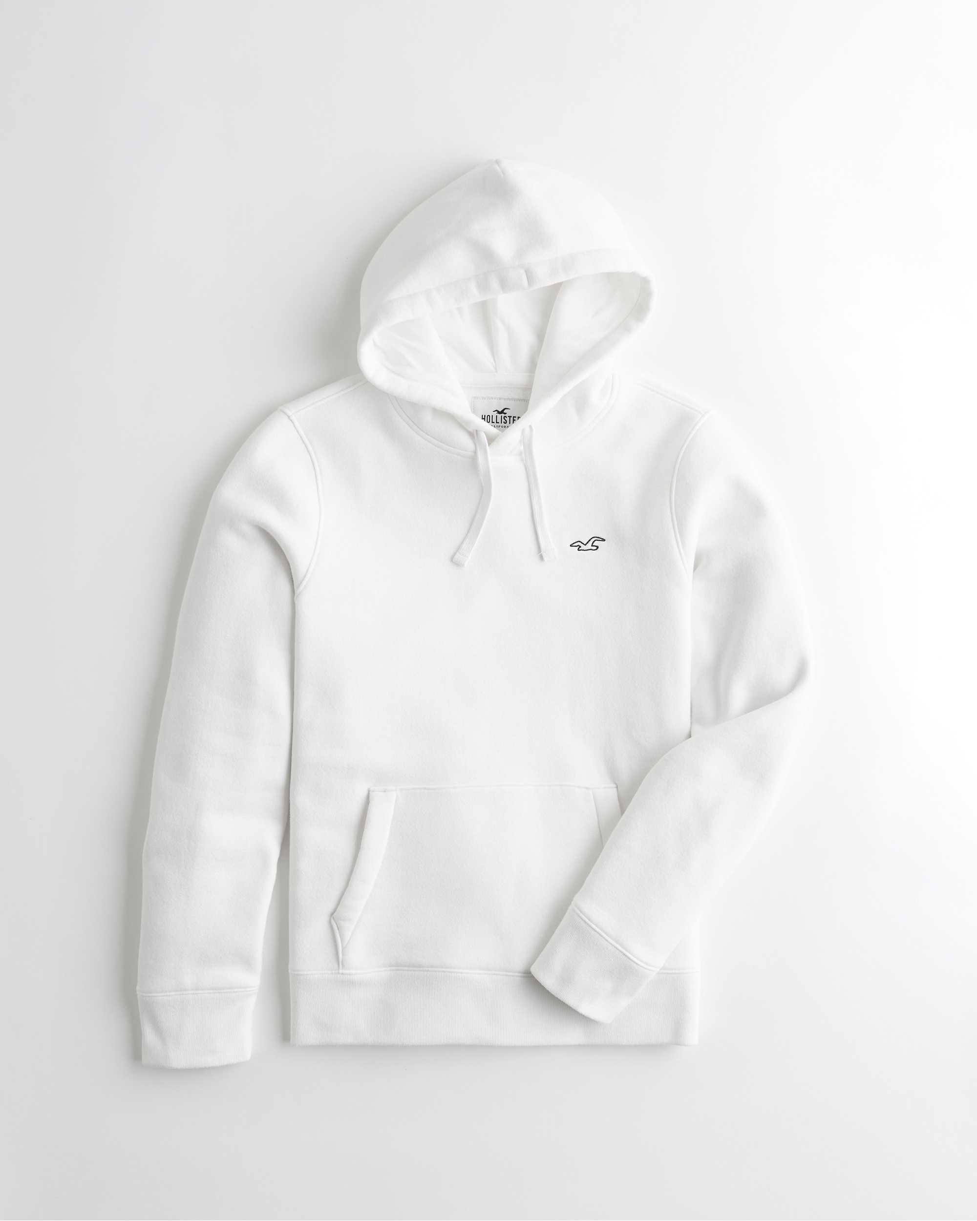 grey and white hollister hoodie