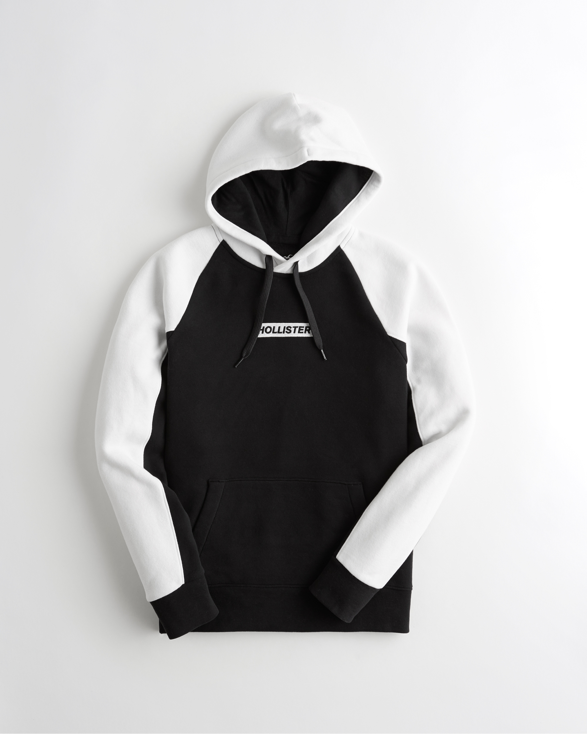 black and white hollister jacket