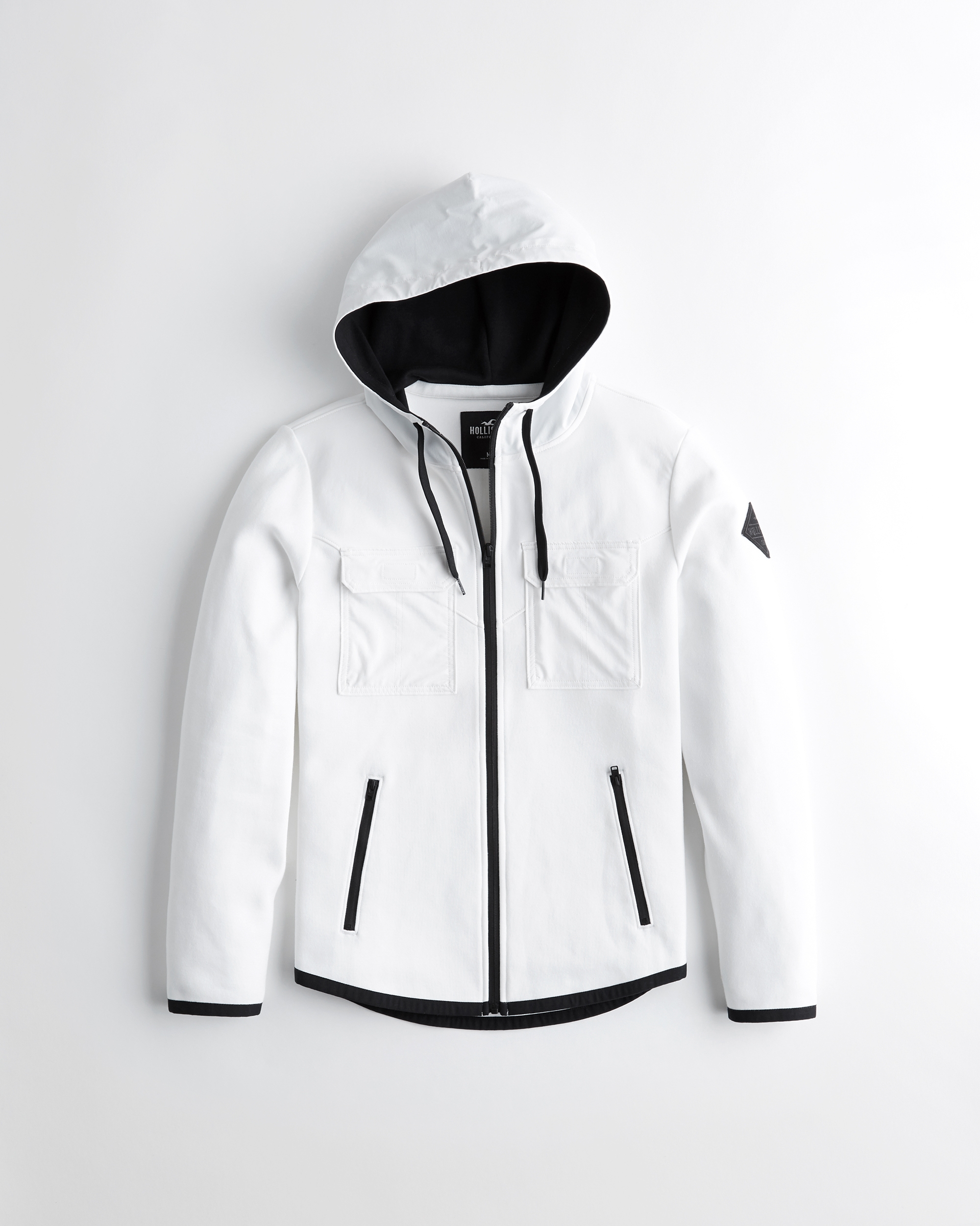 hollister tape hoodie