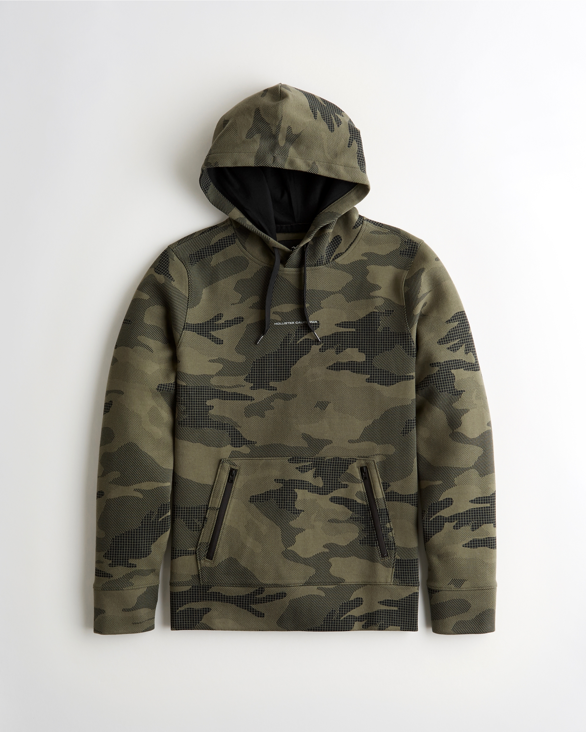 camo hollister hoodie