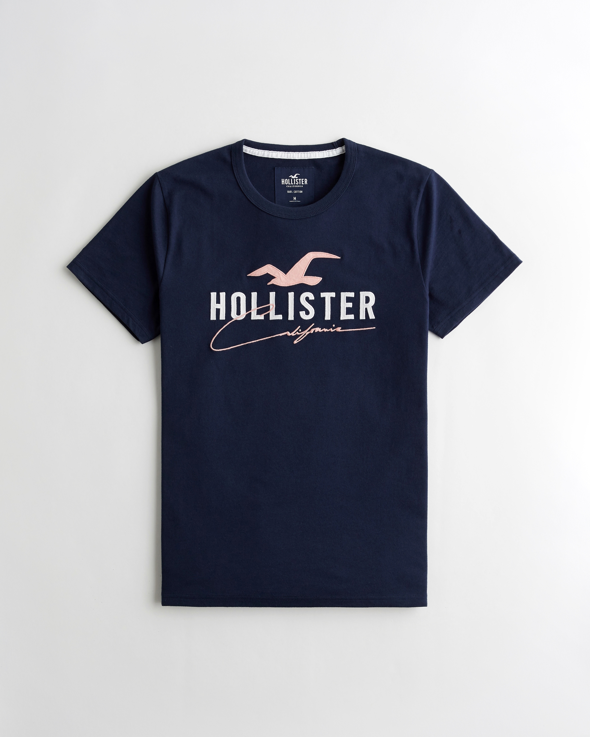 hollister pink t shirt