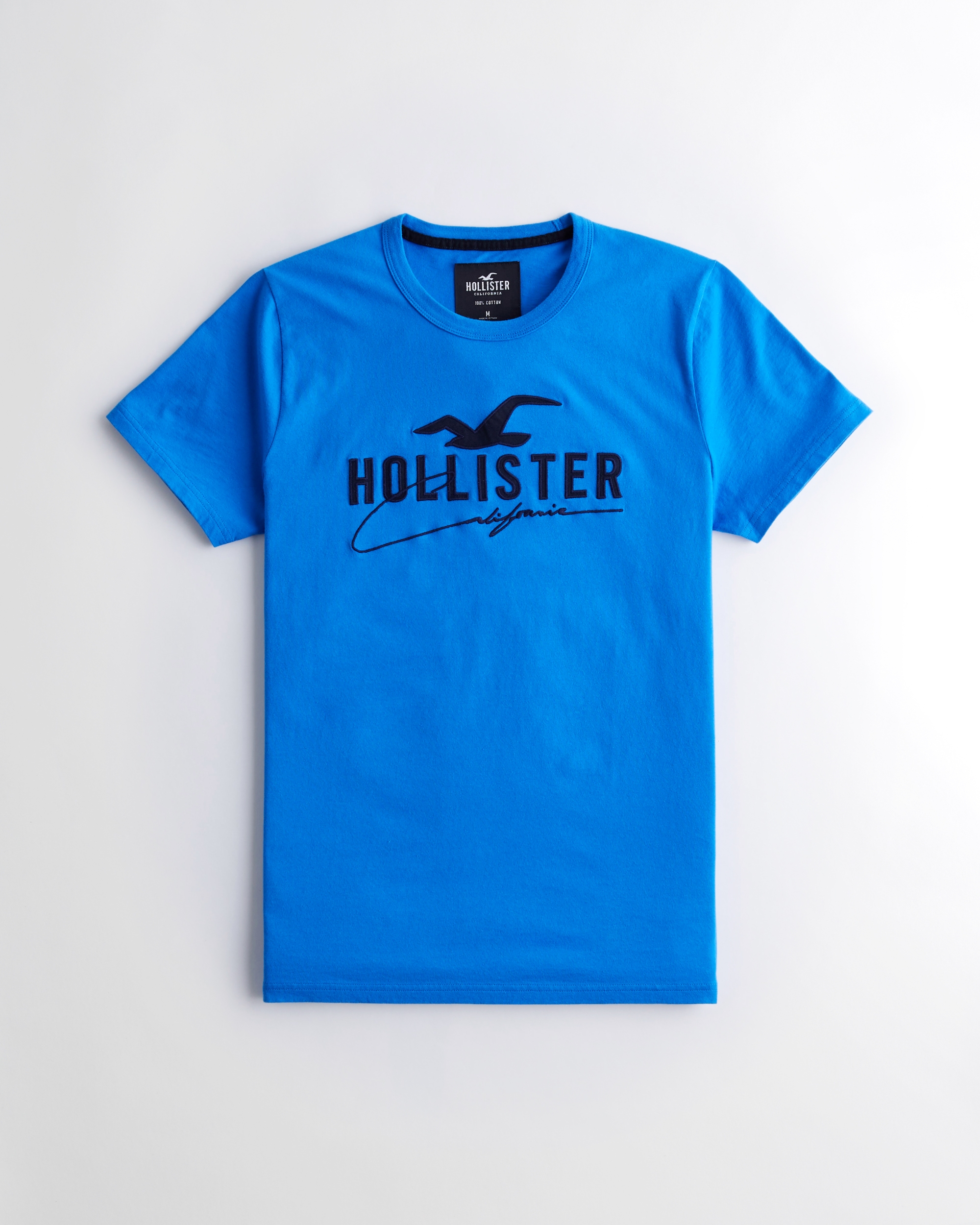 blue hollister shirt
