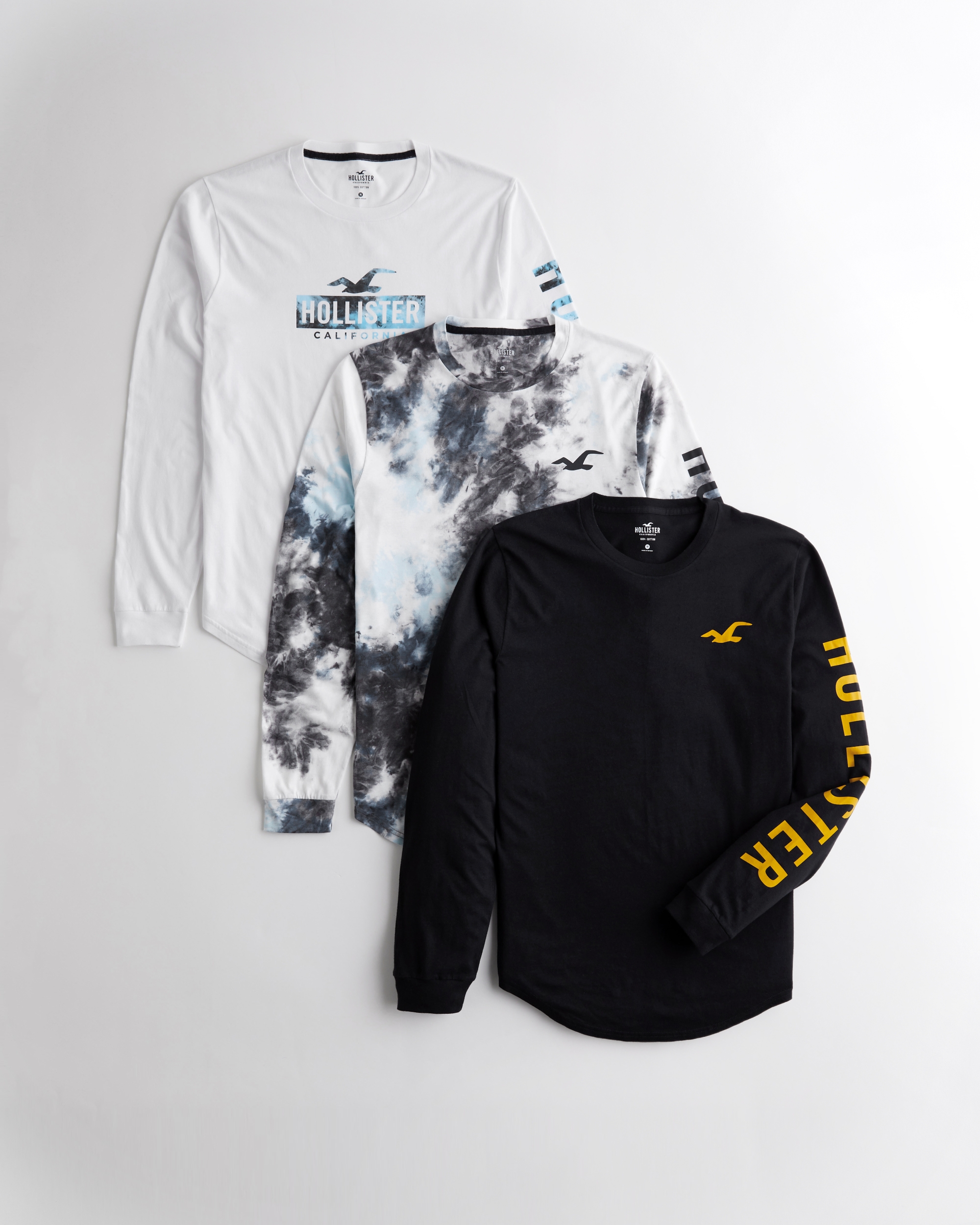 hollister camisas manga larga