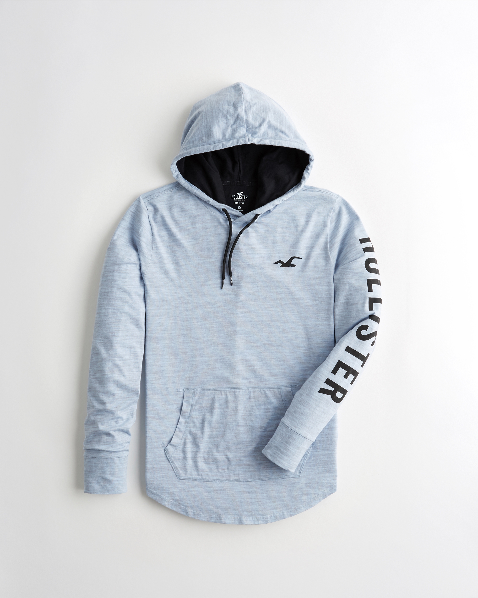 hollister blue hoodie